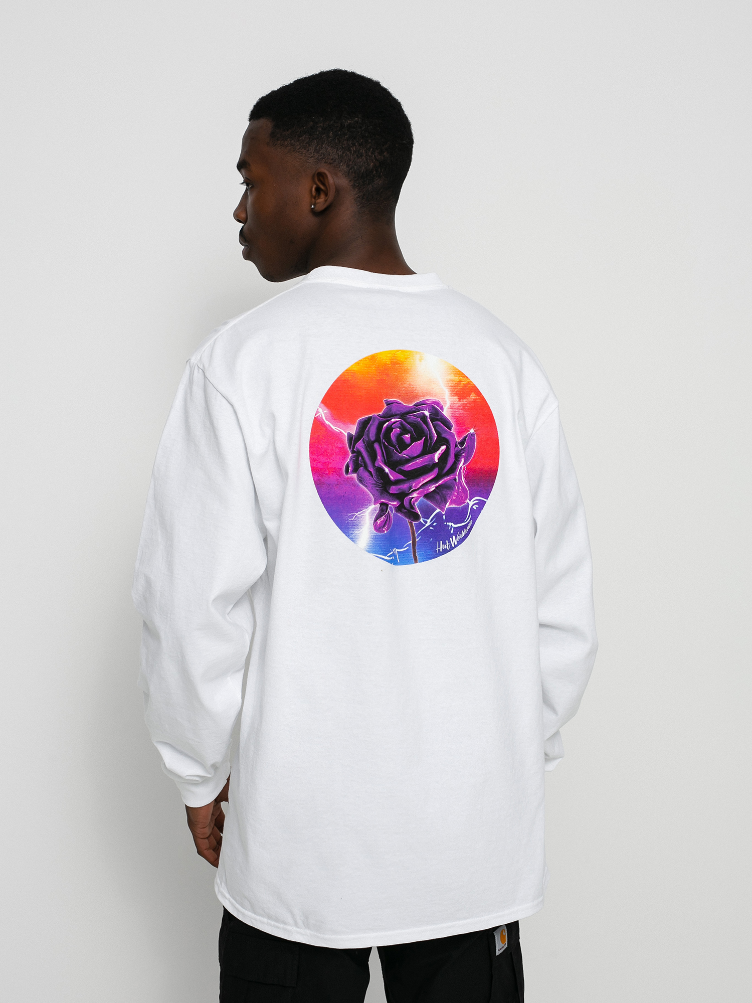 HUF Lightning Rose Hosszú ujjú felső (white)