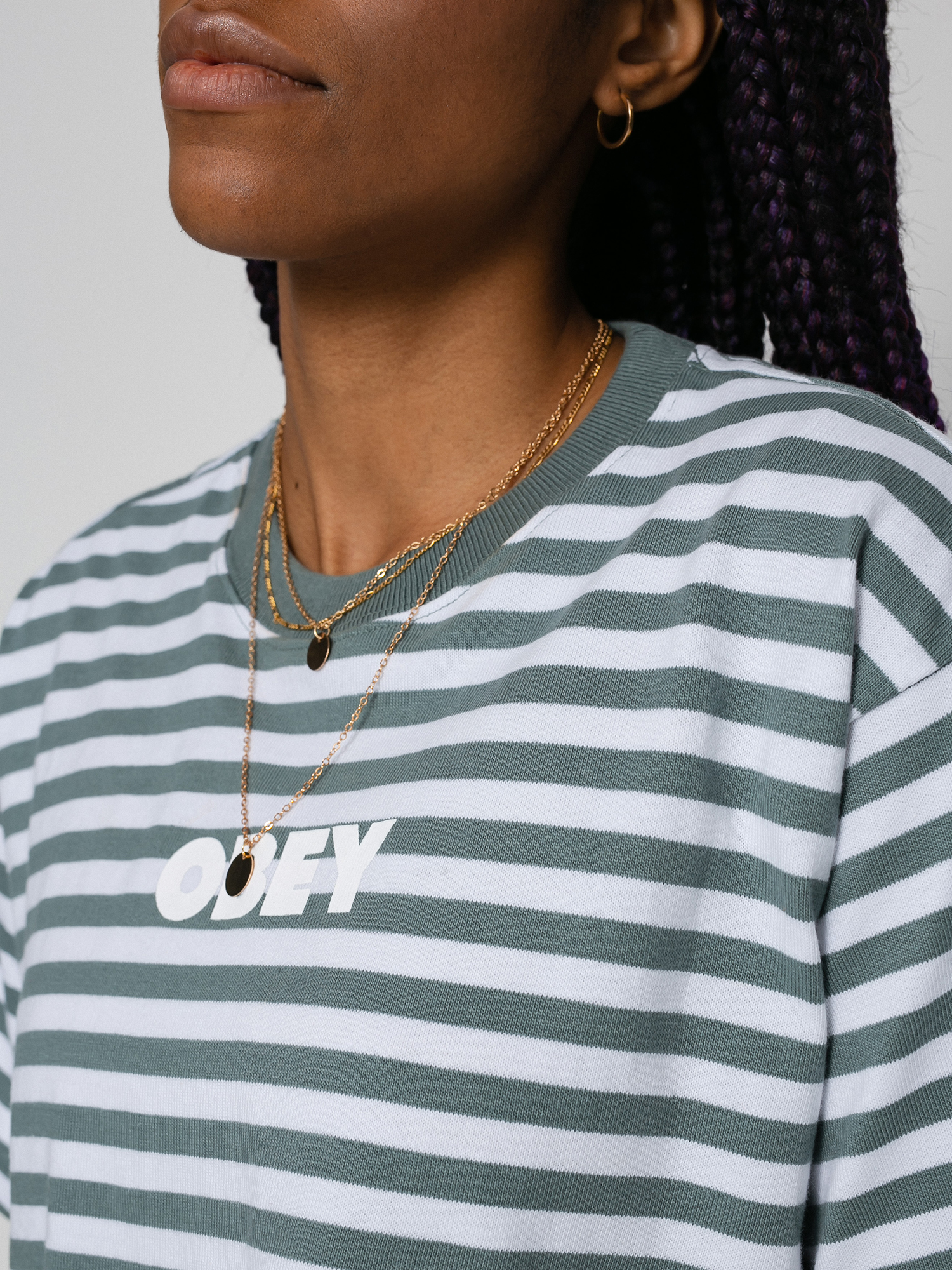 OBEY Brody póló Wmn (leaf multi)