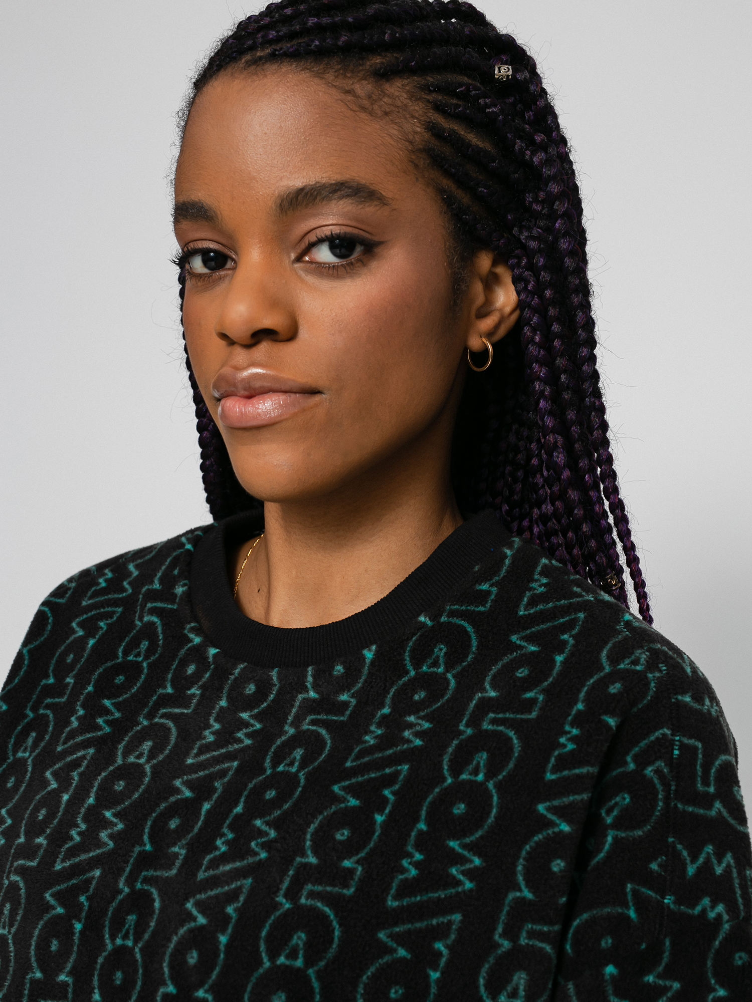 Volcom Error 76 Crew Pulóver Wmn (black)