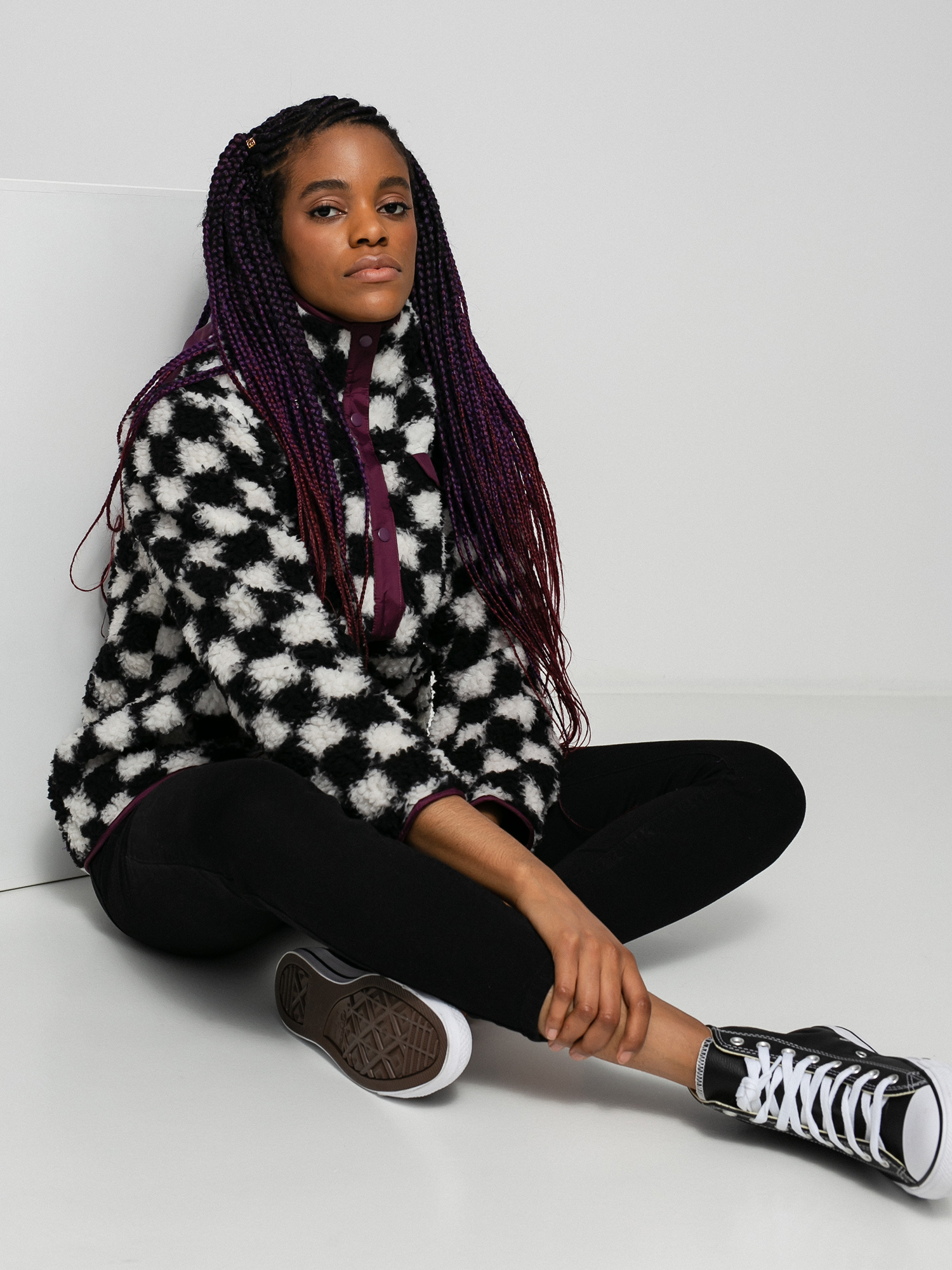 Vans Dreaming Sherpa Dzseki Wmn (checkerboard)
