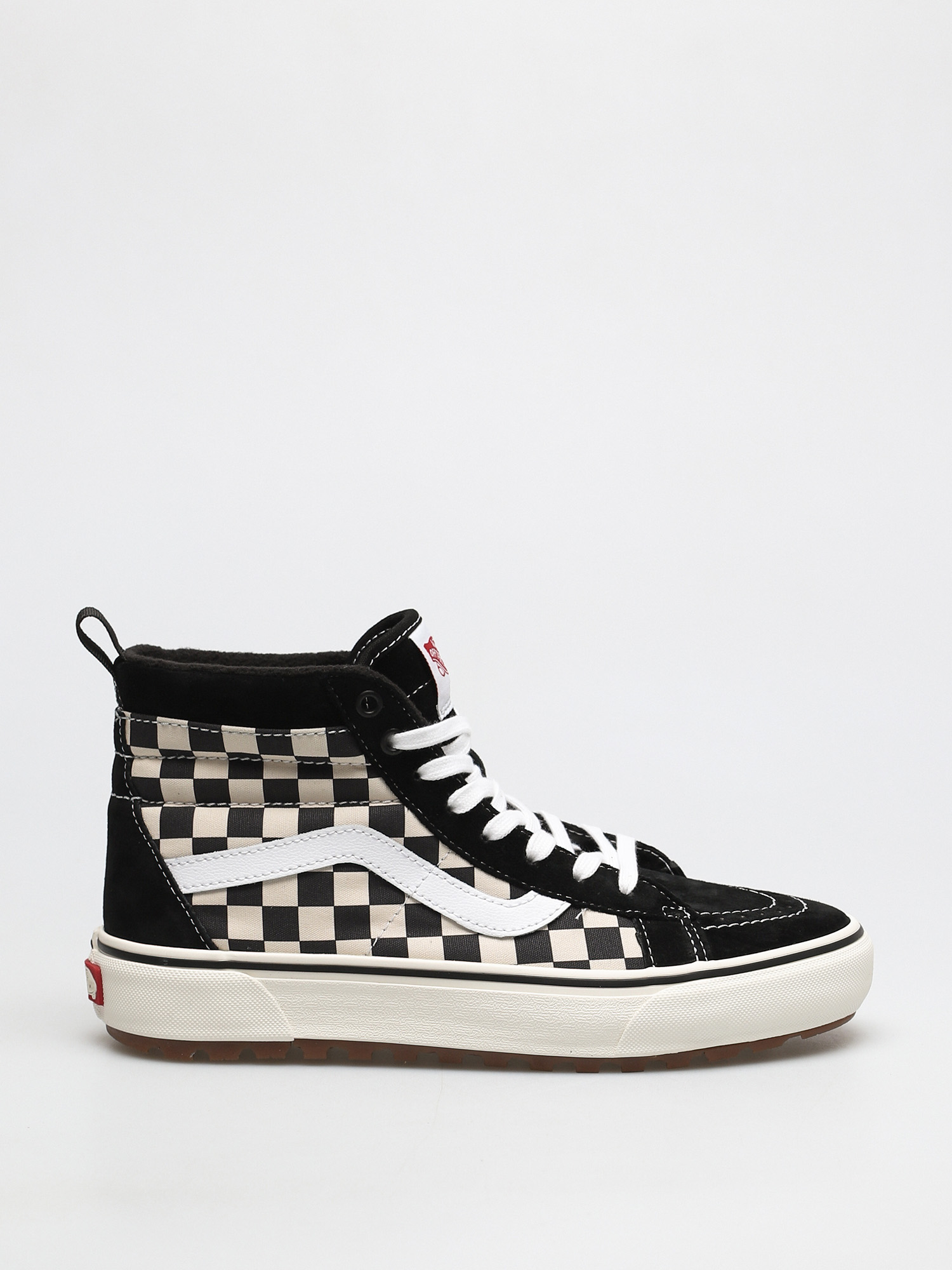 Vans Sk8 Hi MTE 1 Cipők (black/white/checkerboard)