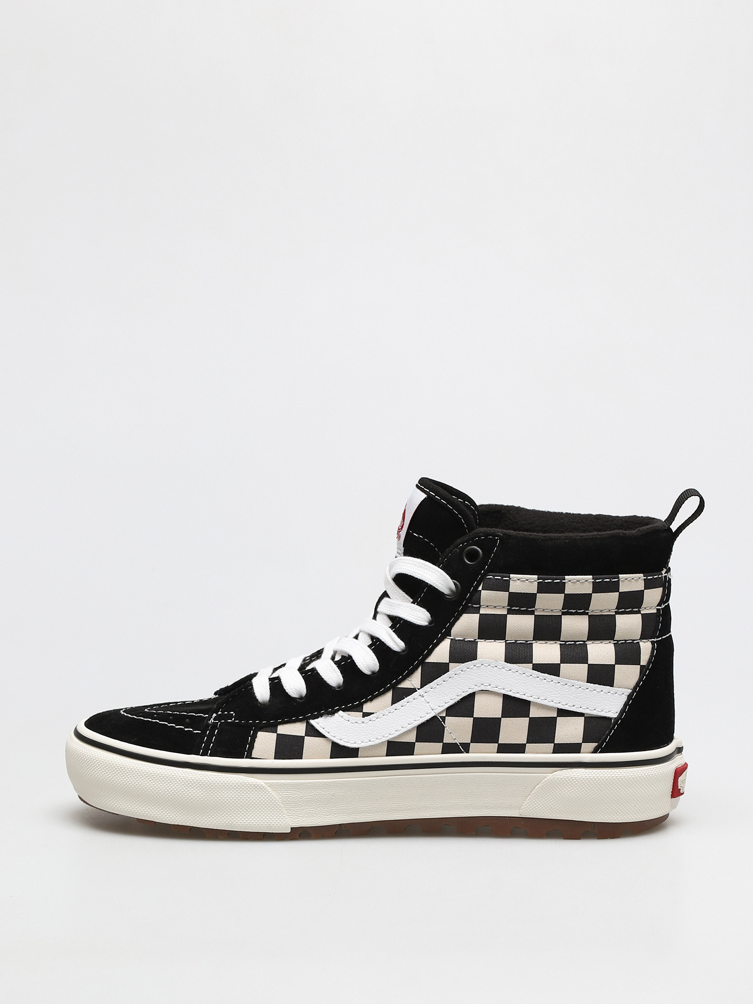 Vans Sk8 Hi MTE 1 Cipők (black/white/checkerboard)