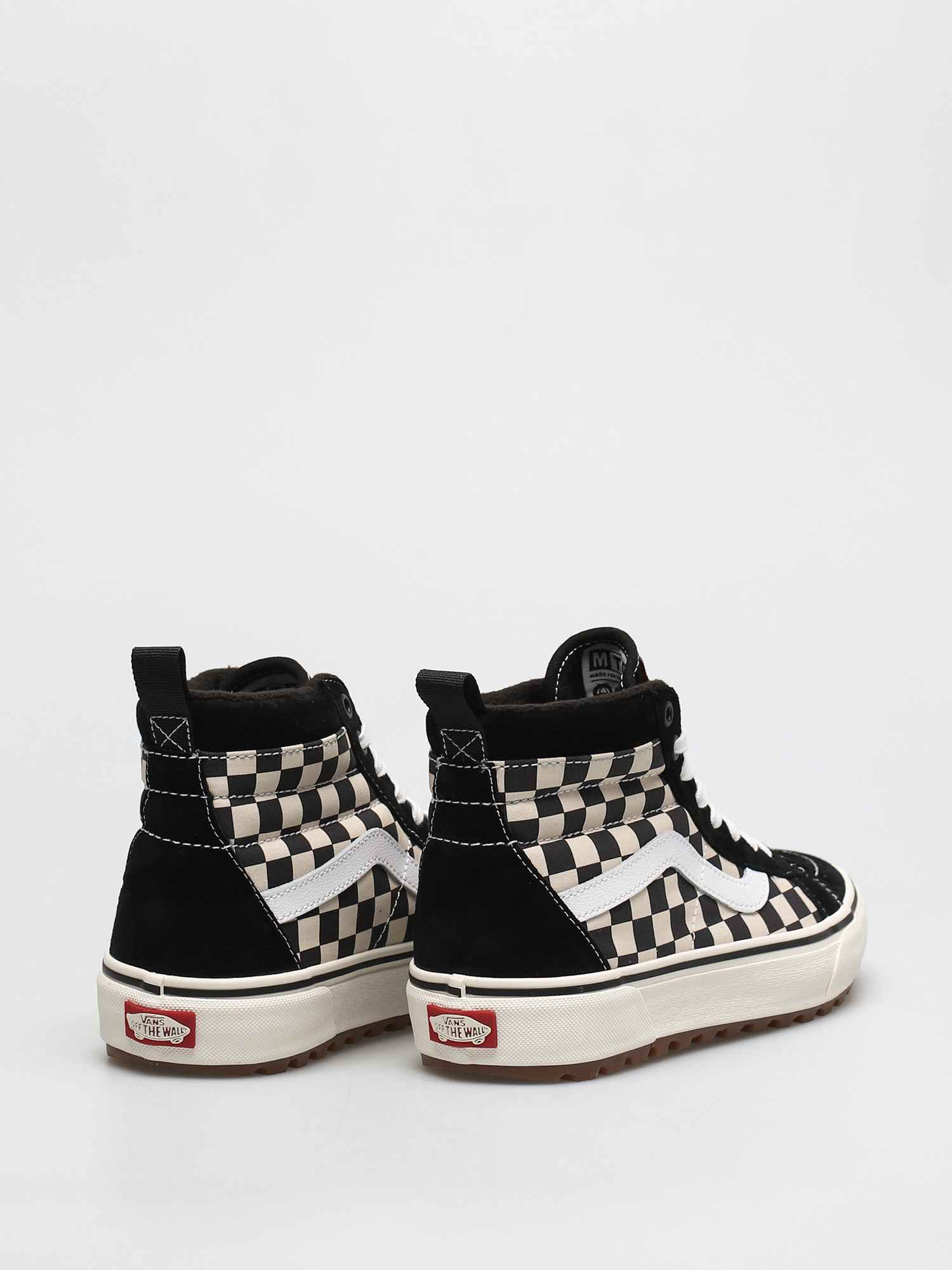 Vans Sk8 Hi MTE 1 Cipők (black/white/checkerboard)