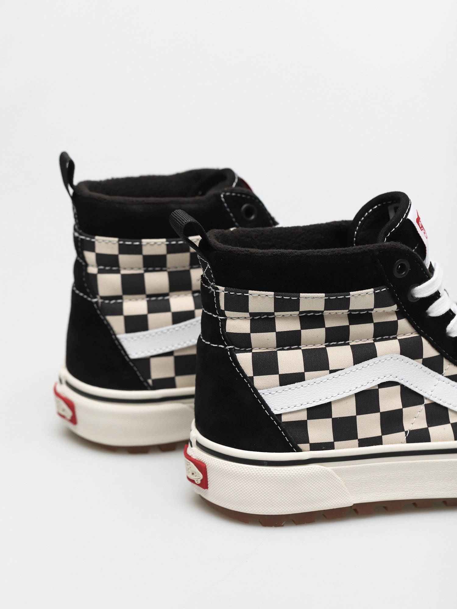 Vans Sk8 Hi MTE 1 Cipők (black/white/checkerboard)