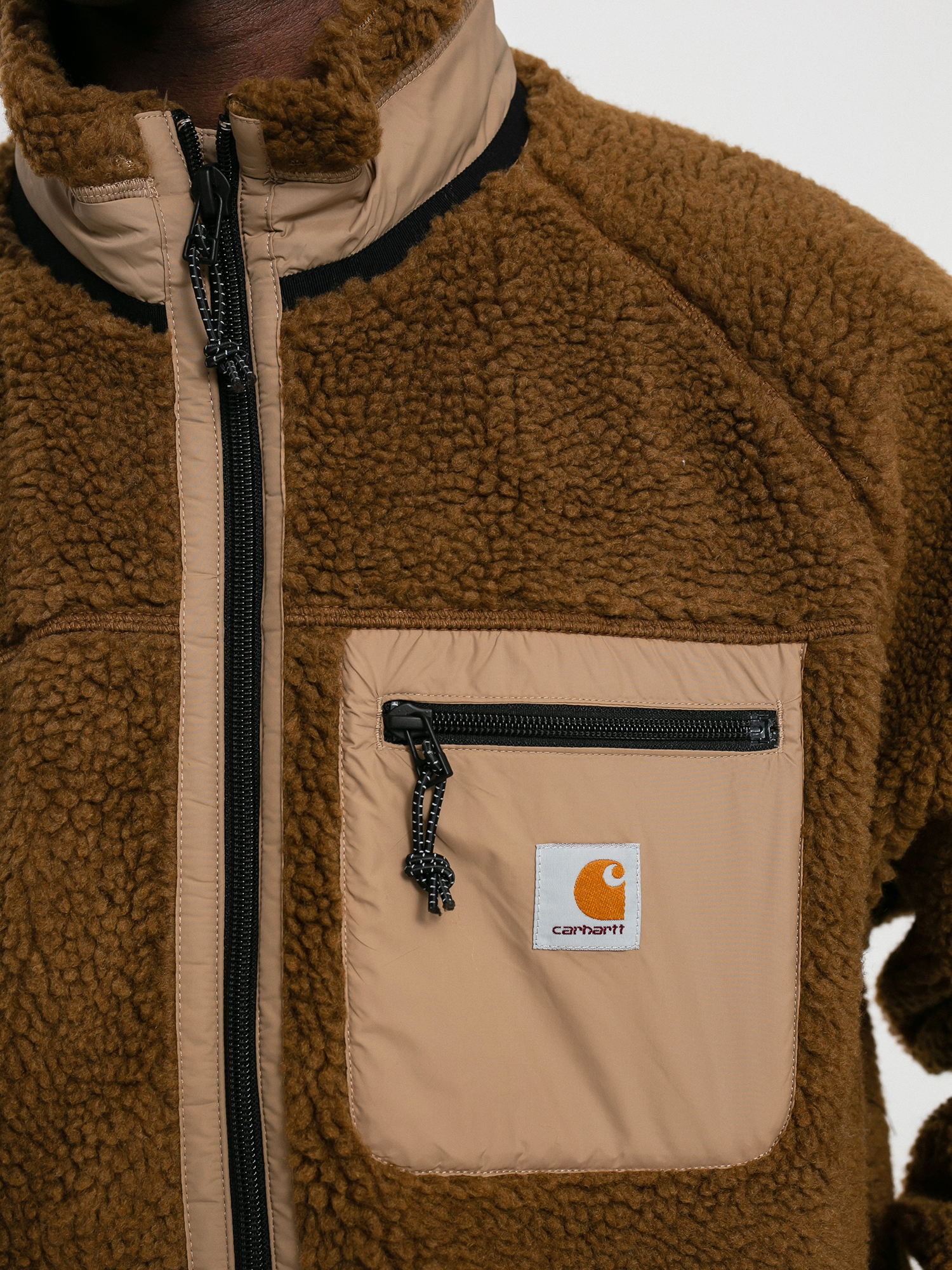 carhartt wip pile prentis liner in camo