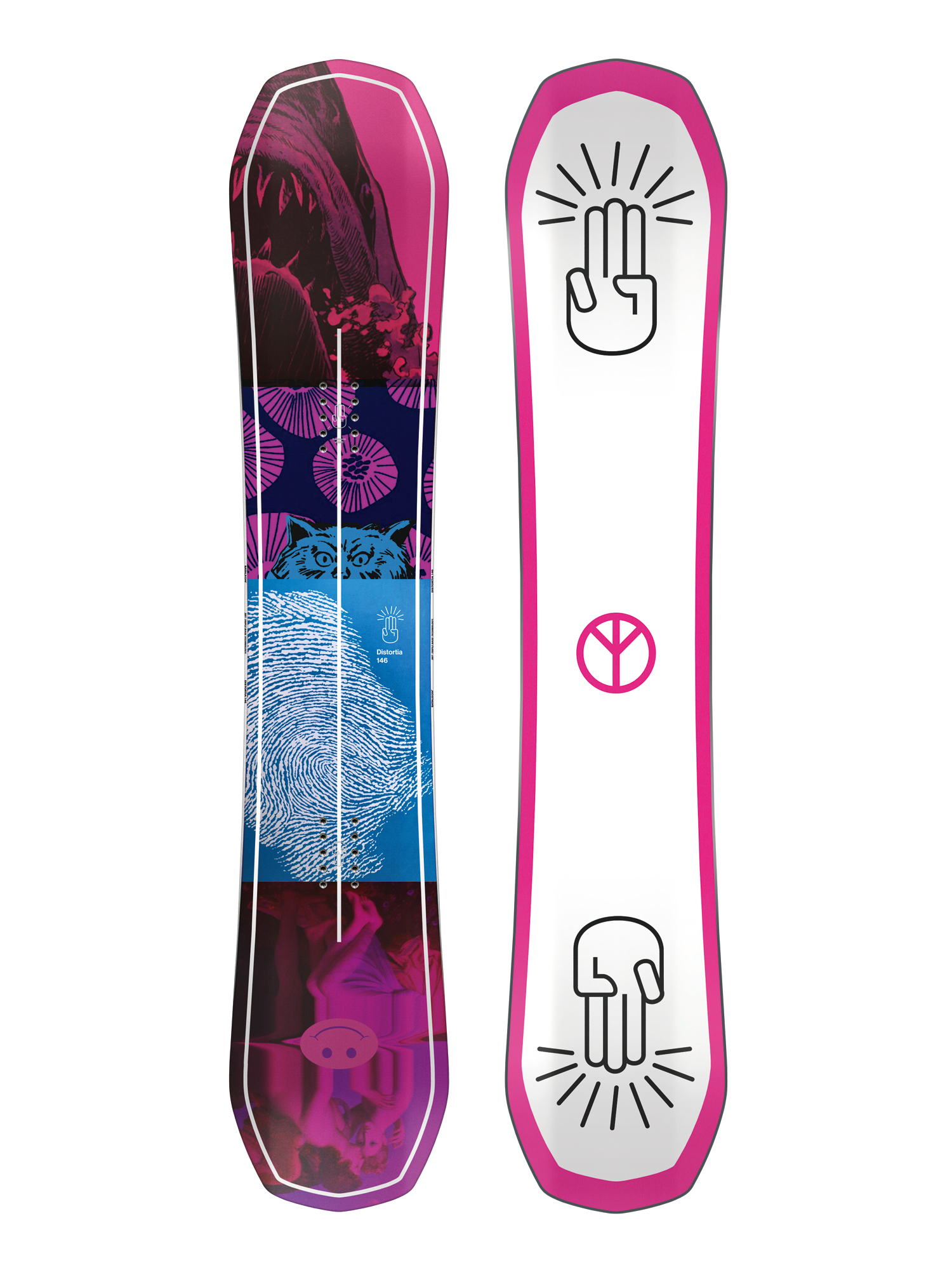 Női Bataleon Distortia Snowboard (purple/white)