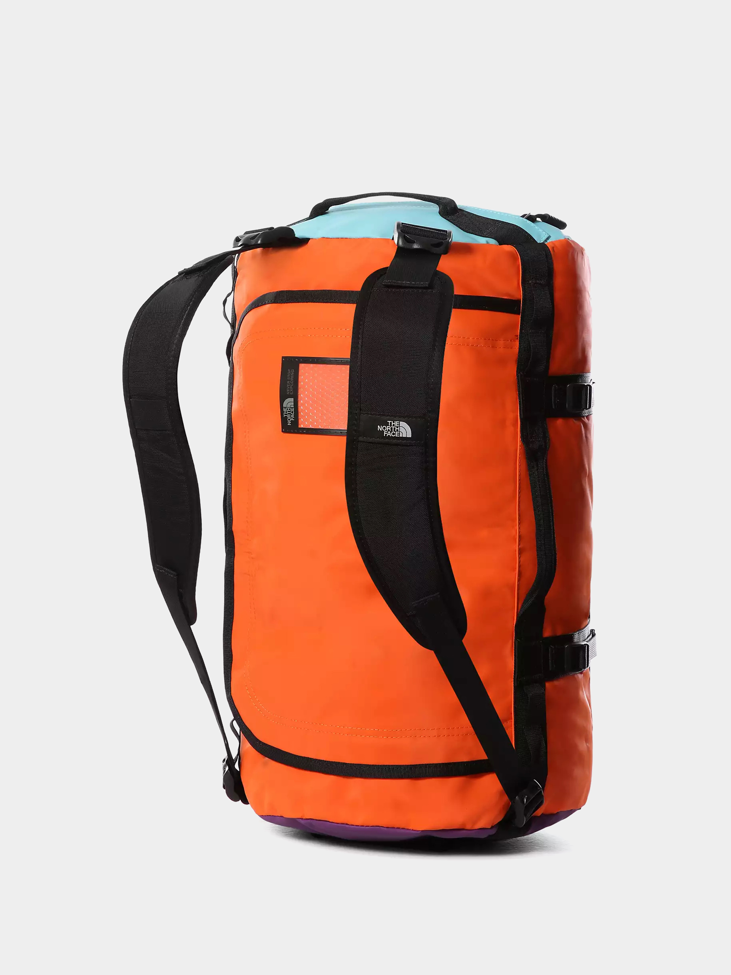 The North Face Base Camp Duffel S Táska (red orange/trans antracit blue)