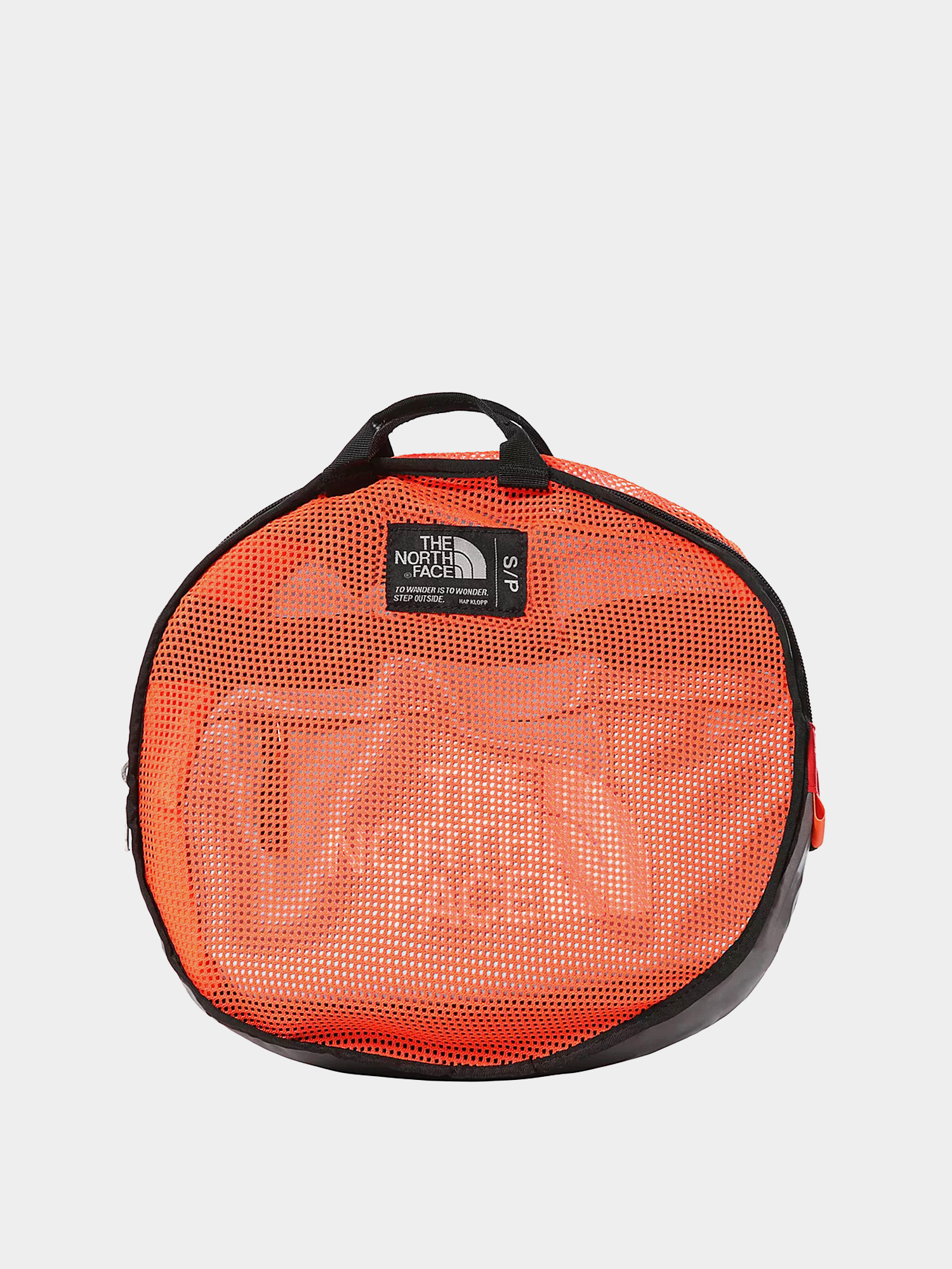 The North Face Base Camp Duffel S Táska (red orange/trans antracit blue)