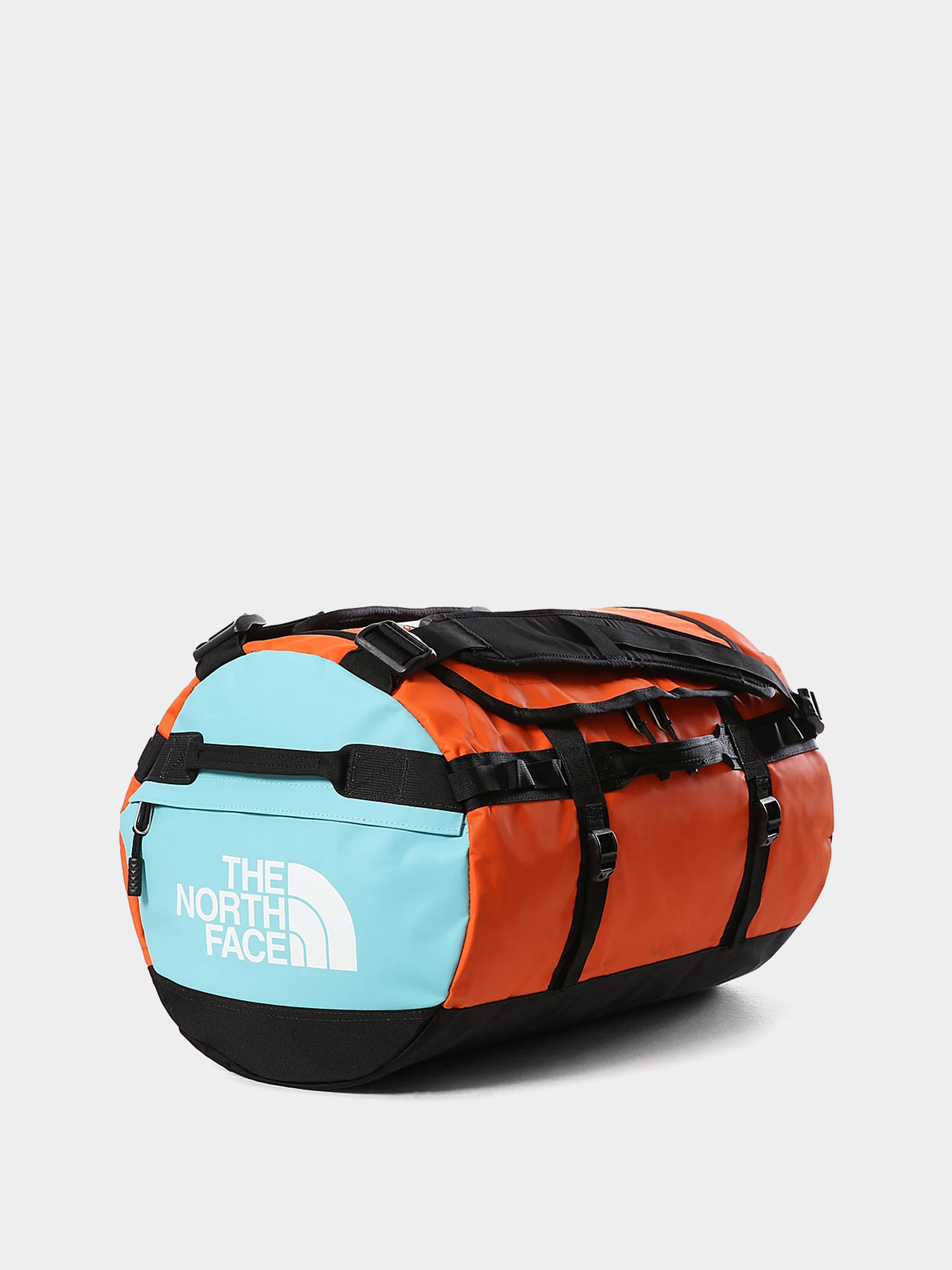 The North Face Base Camp Duffel S Táska (red orange/trans antracit blue)