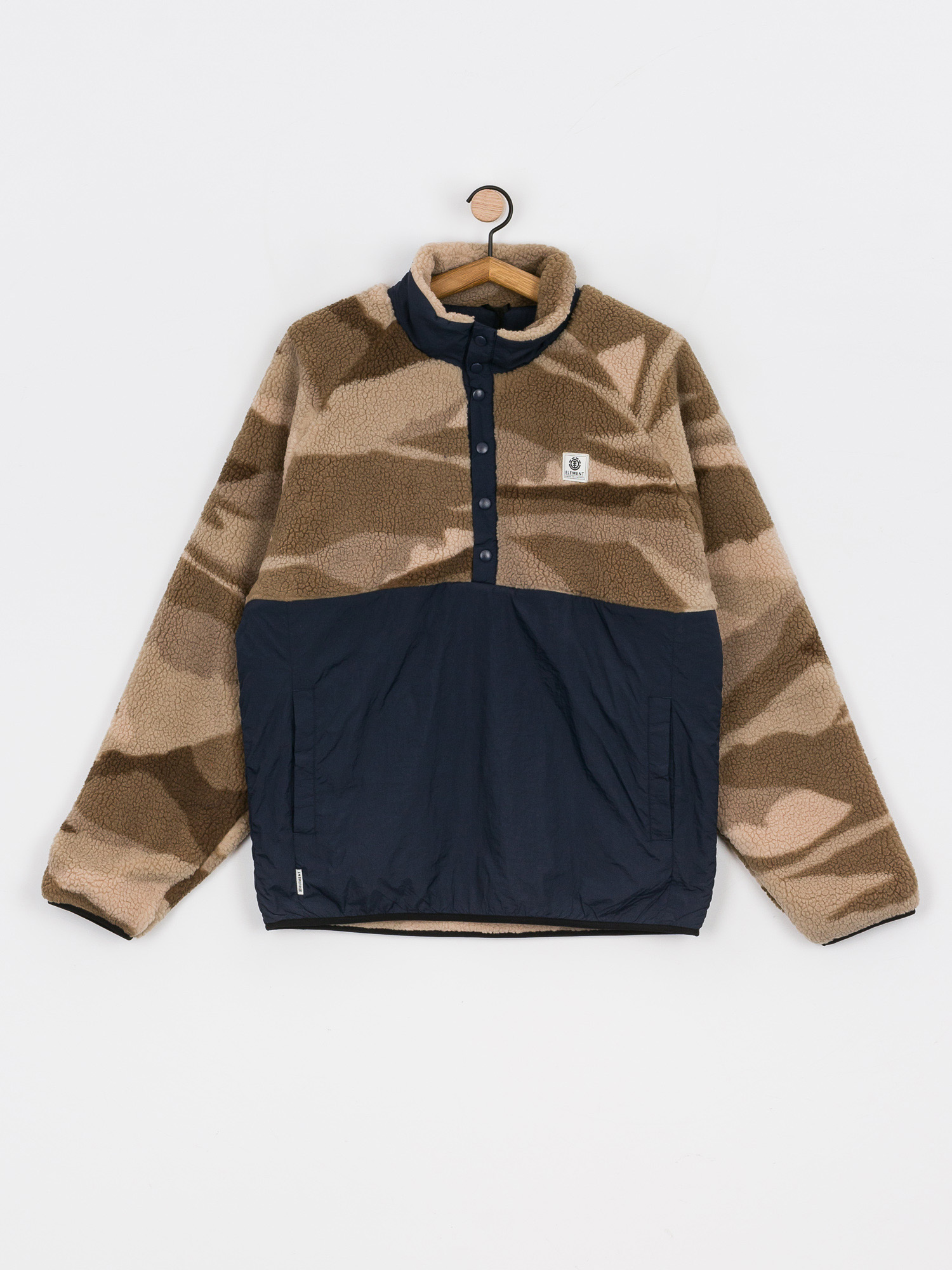 Element Mountain Sherpa 1/4 Pulóver (landscape dpm)