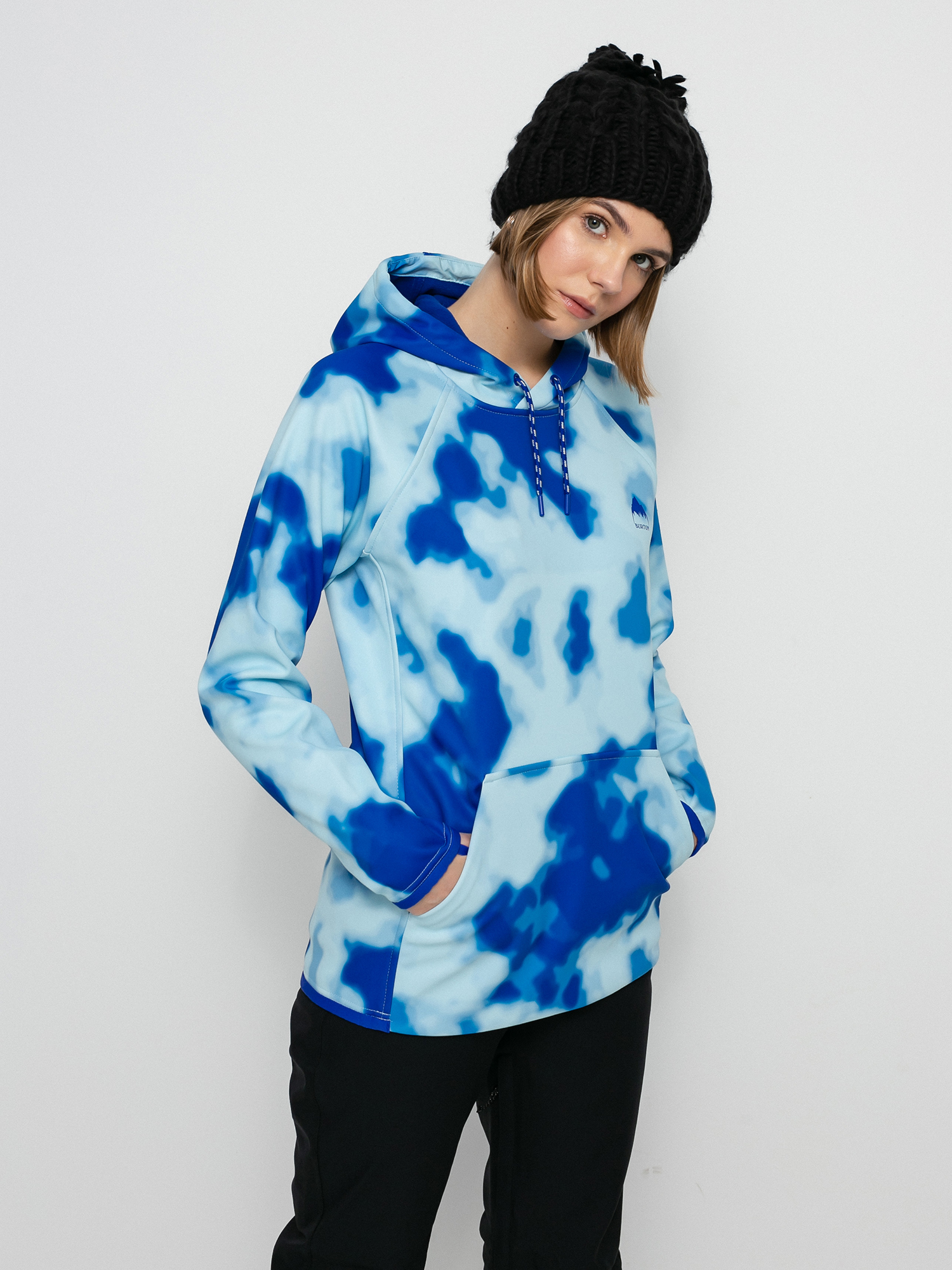 Burton Crown Weatherproof Pulóver Wmn (cobalt abstract dye)