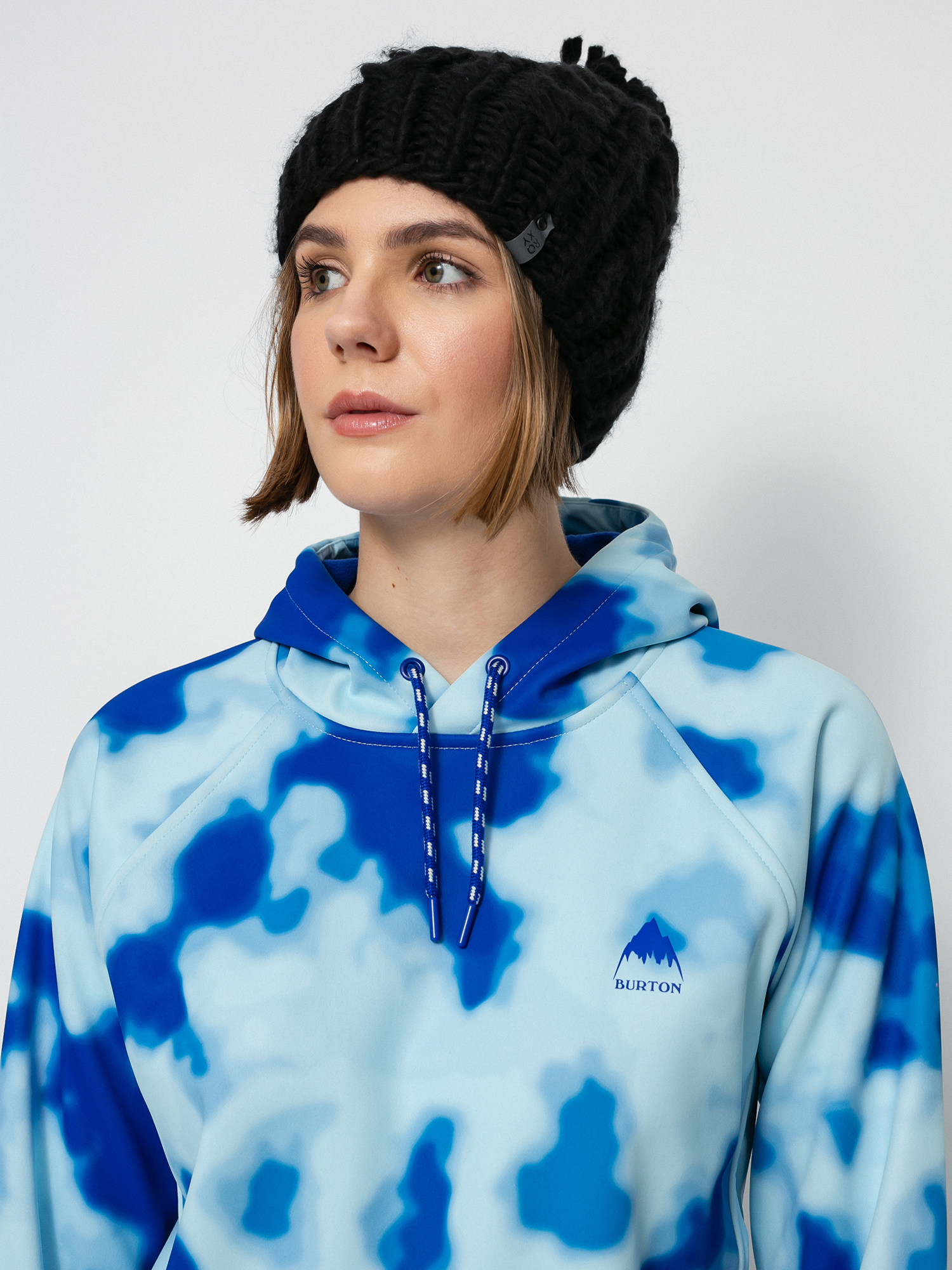 Burton Crown Weatherproof Pulóver Wmn (cobalt abstract dye)
