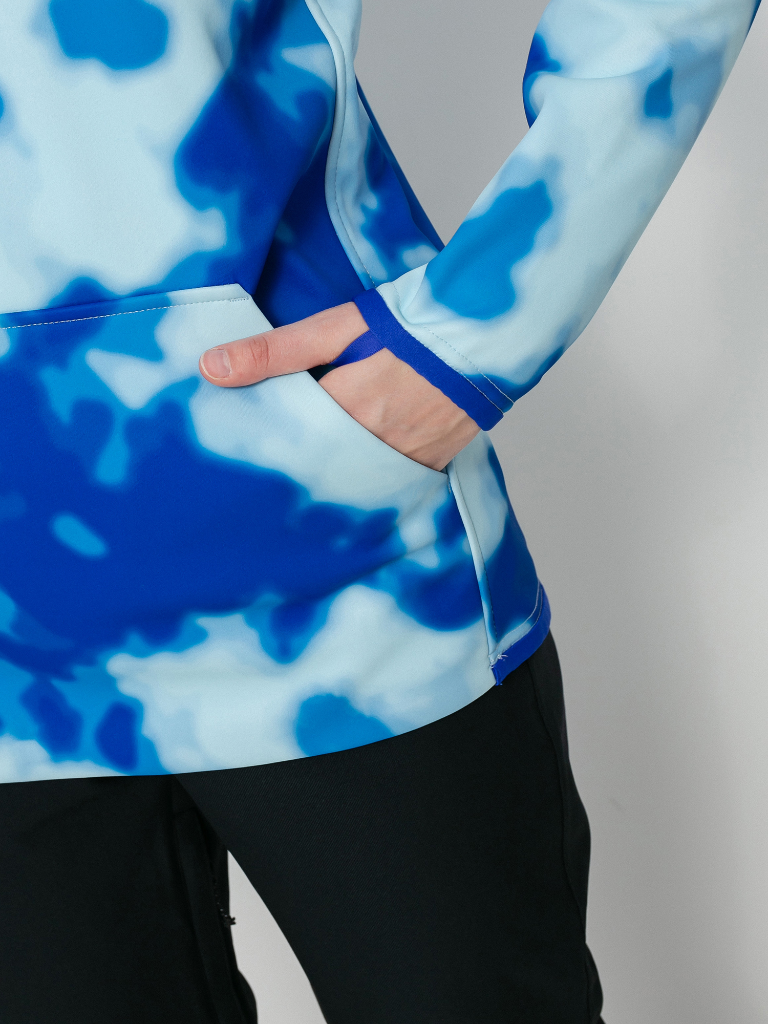 Burton Crown Weatherproof Pulóver Wmn (cobalt abstract dye)