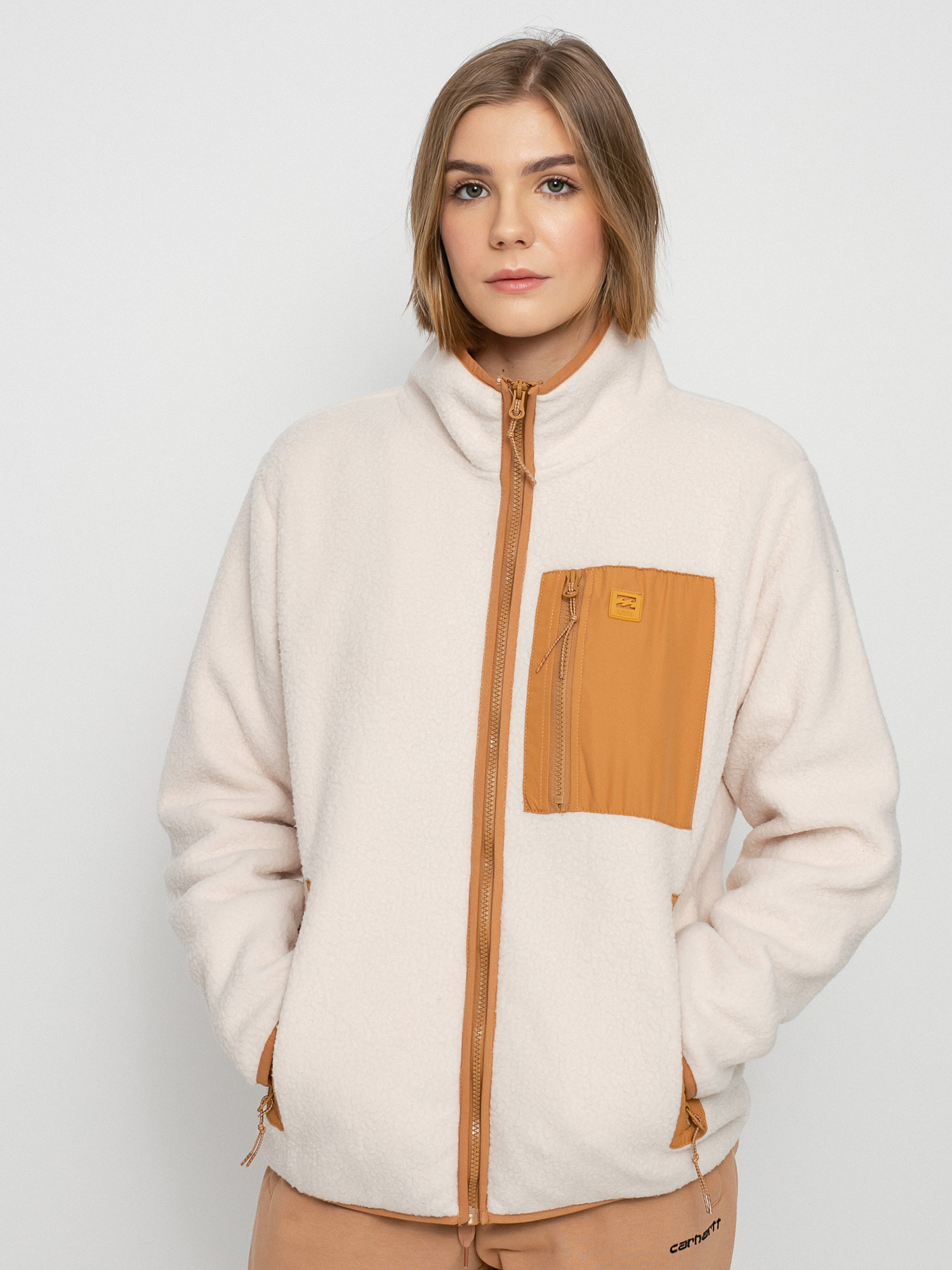 Női Billabong Switchback Full Zip Polár pulóver (whisper)