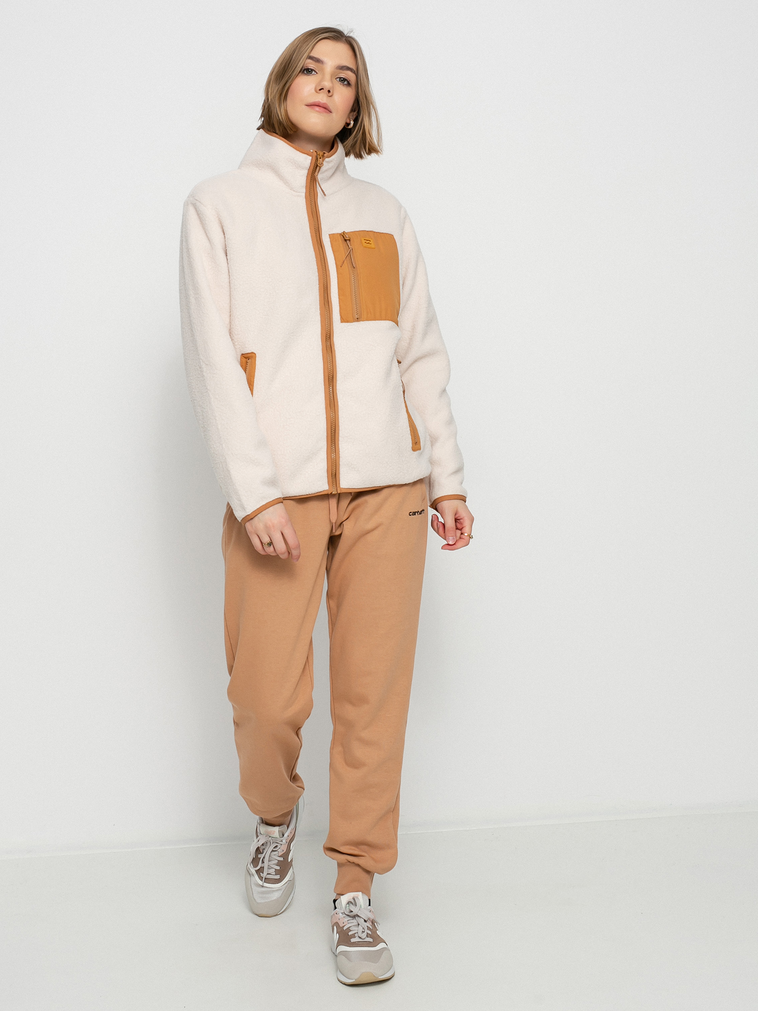 Női Billabong Switchback Full Zip Polár pulóver (whisper)