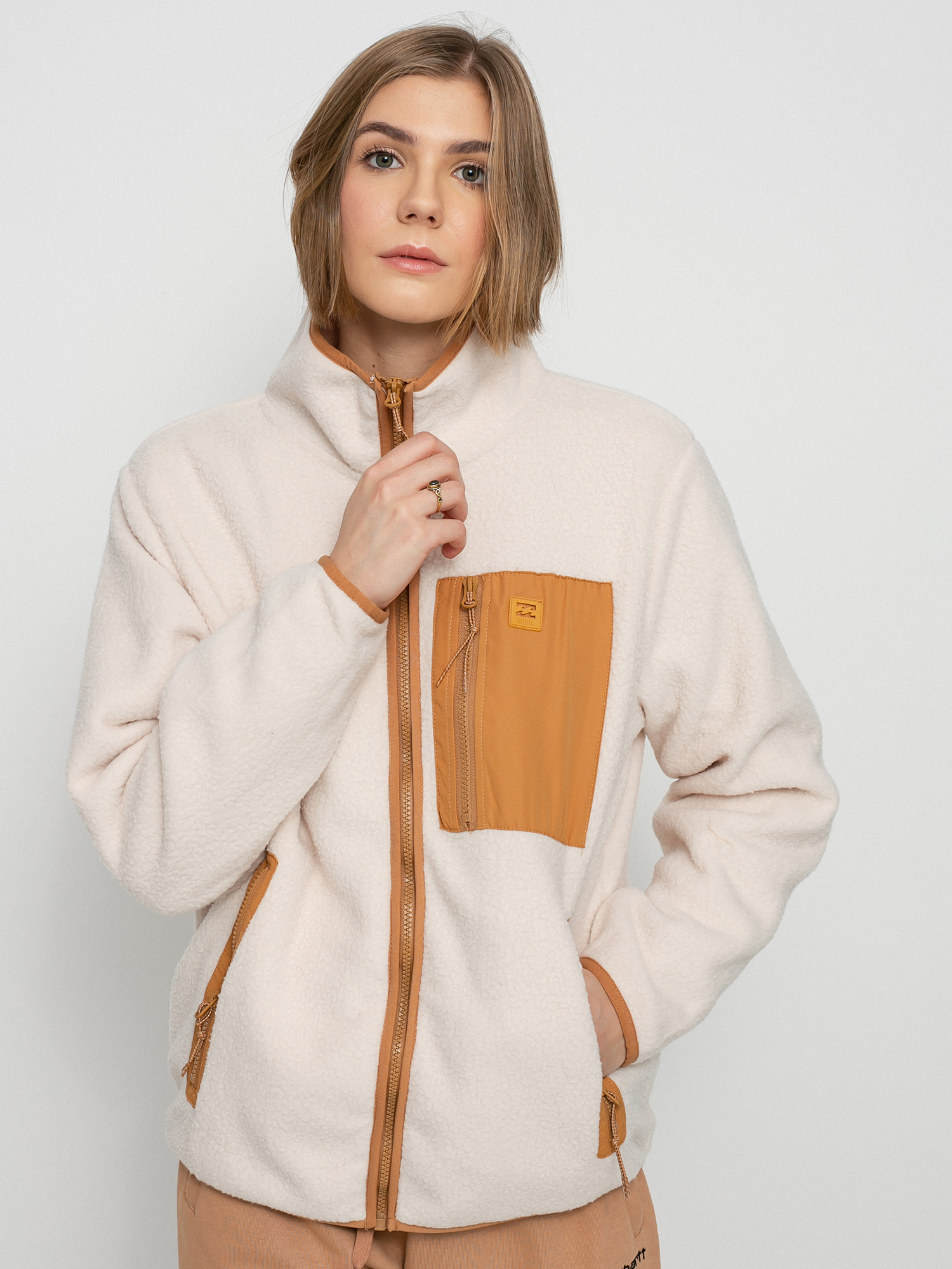 Női Billabong Switchback Full Zip Polár pulóver (whisper)