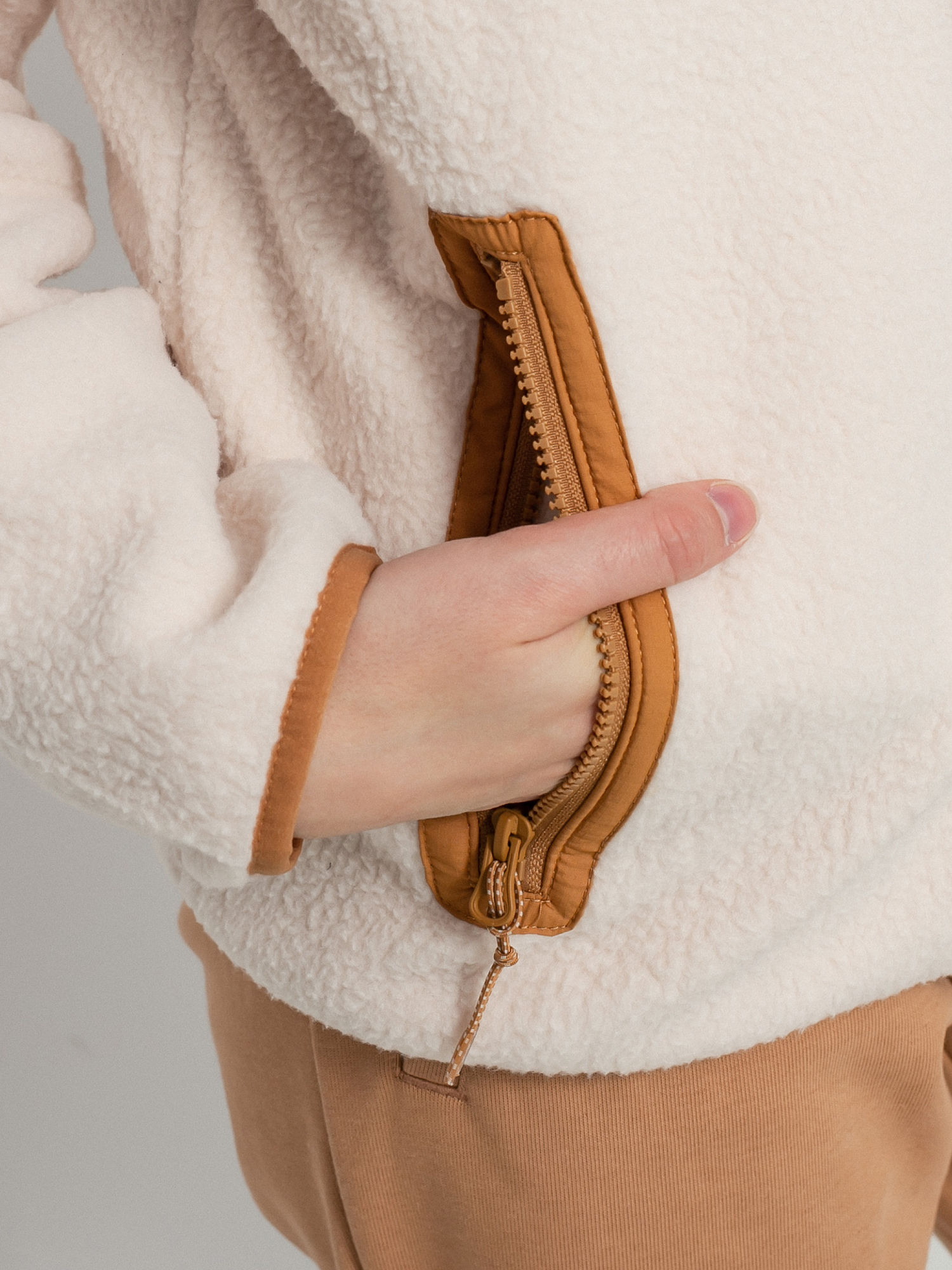 Női Billabong Switchback Full Zip Polár pulóver (whisper)