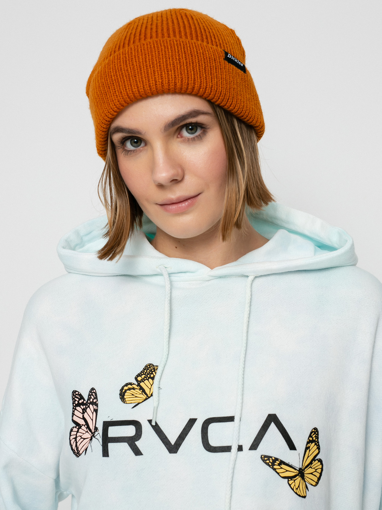 RVCA Big Rvca Venice HD Kapucnis pulóver Wmn (vintage white)