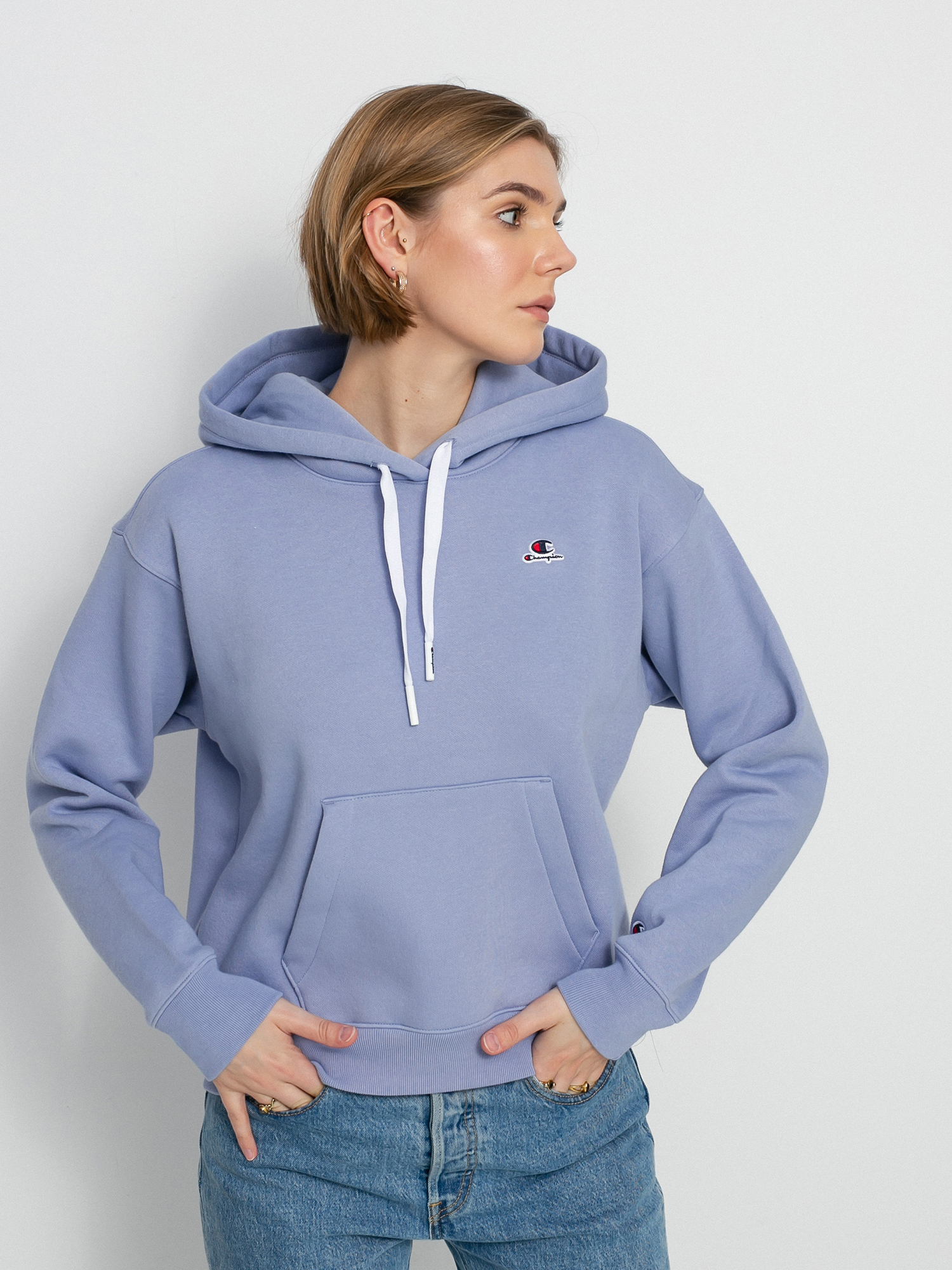Champion Sweatshirt HD 114466 Kapucnis pulóver Wmn (pur)