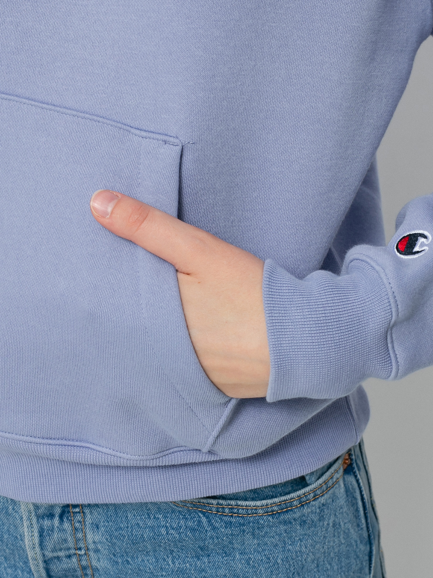 Champion Sweatshirt HD 114466 Kapucnis pulóver Wmn (pur)