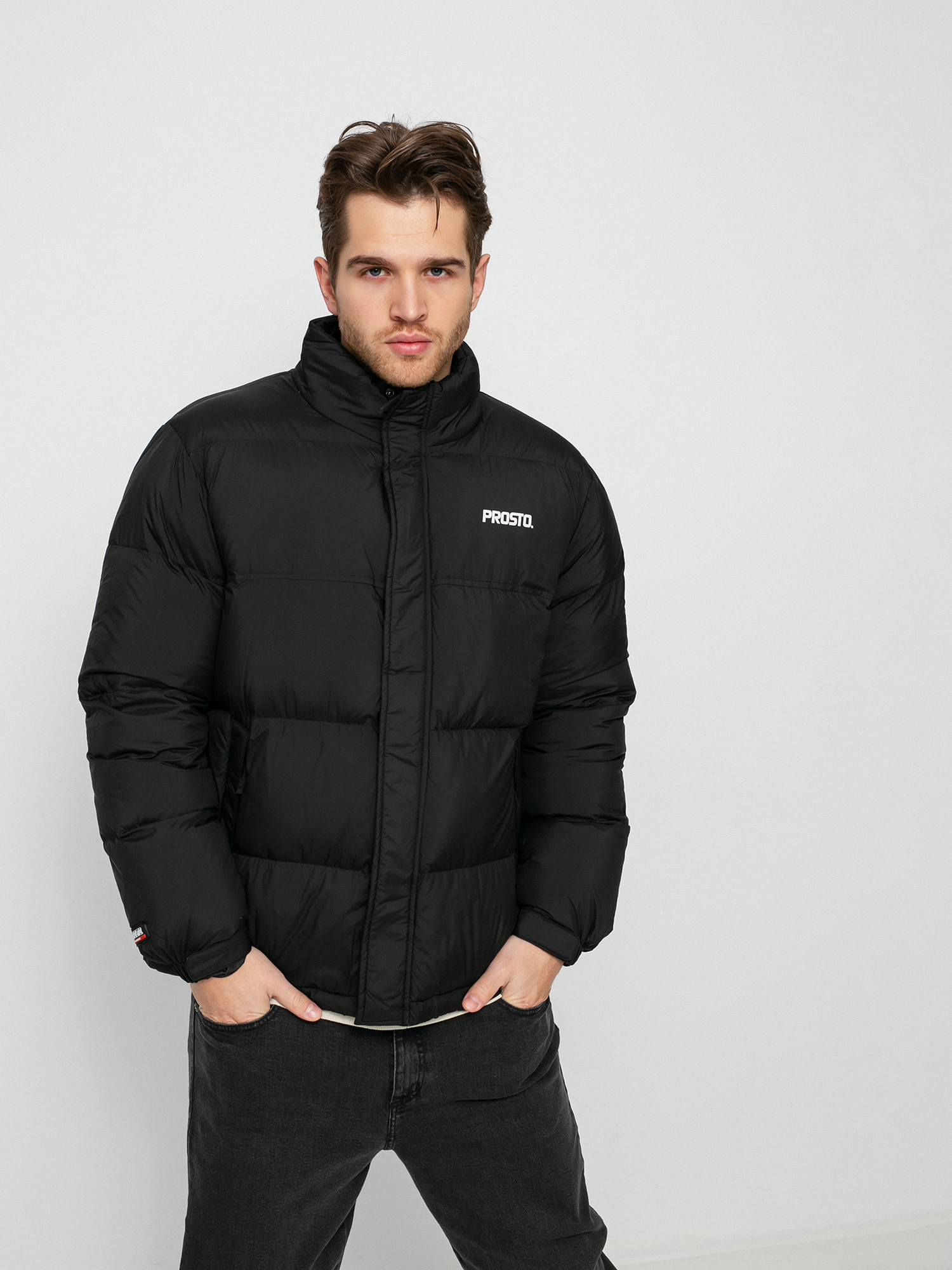 Prosto Retro Puff Dzseki (black)