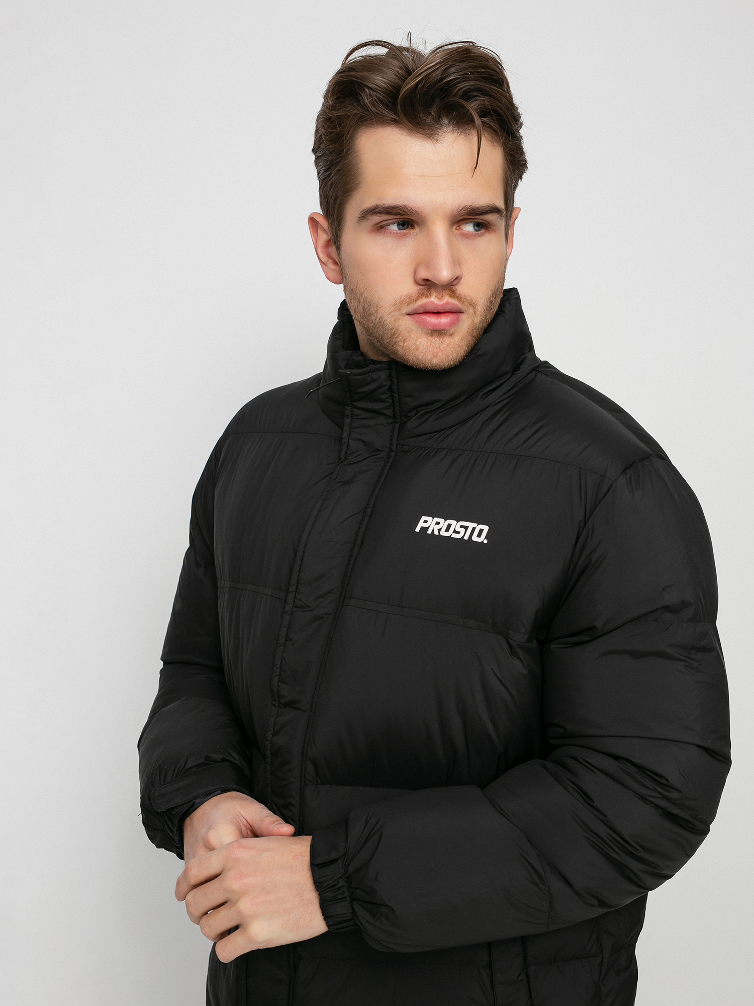 Prosto Retro Puff Dzseki (black)