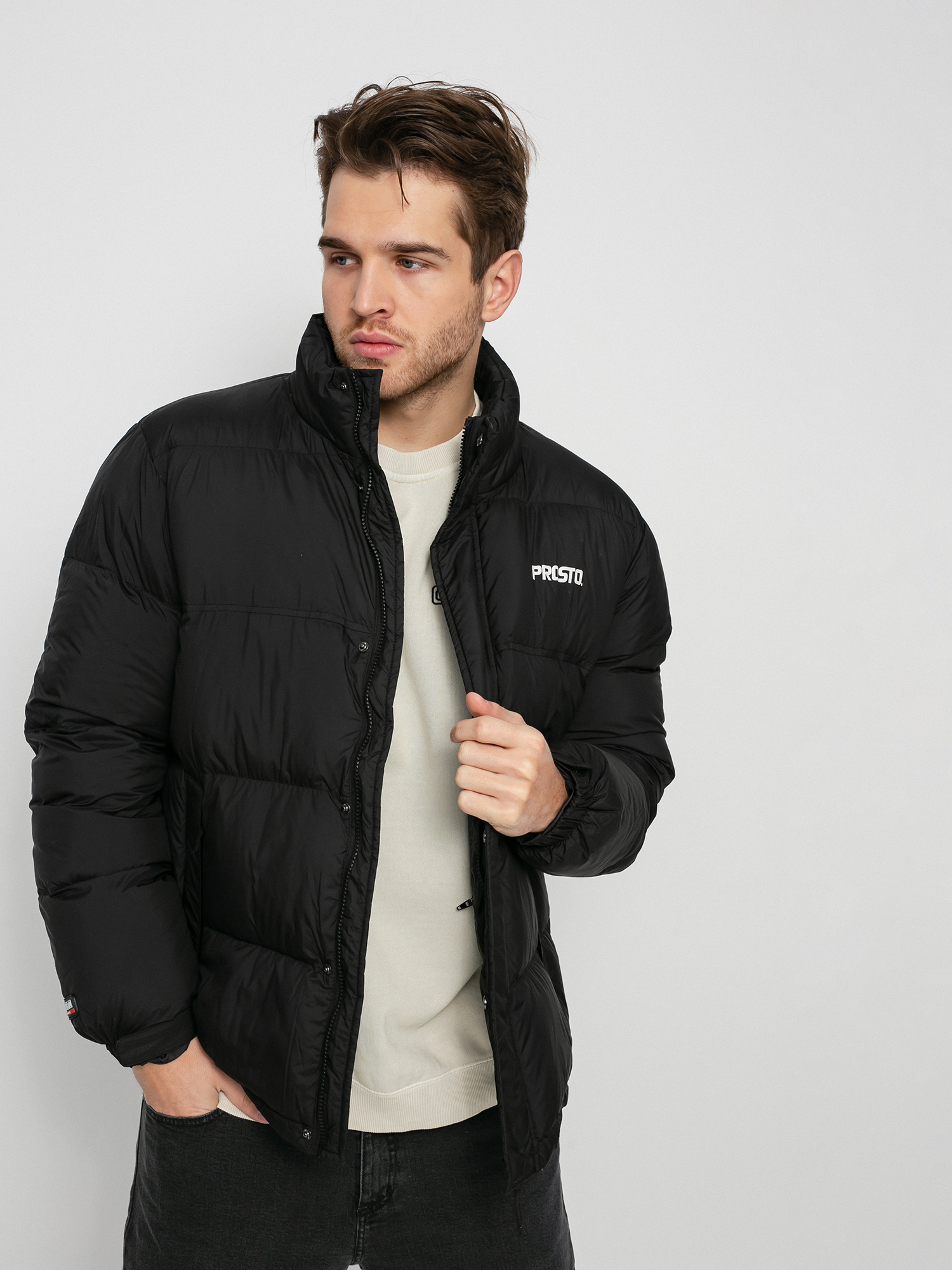 Prosto Retro Puff Dzseki (black)