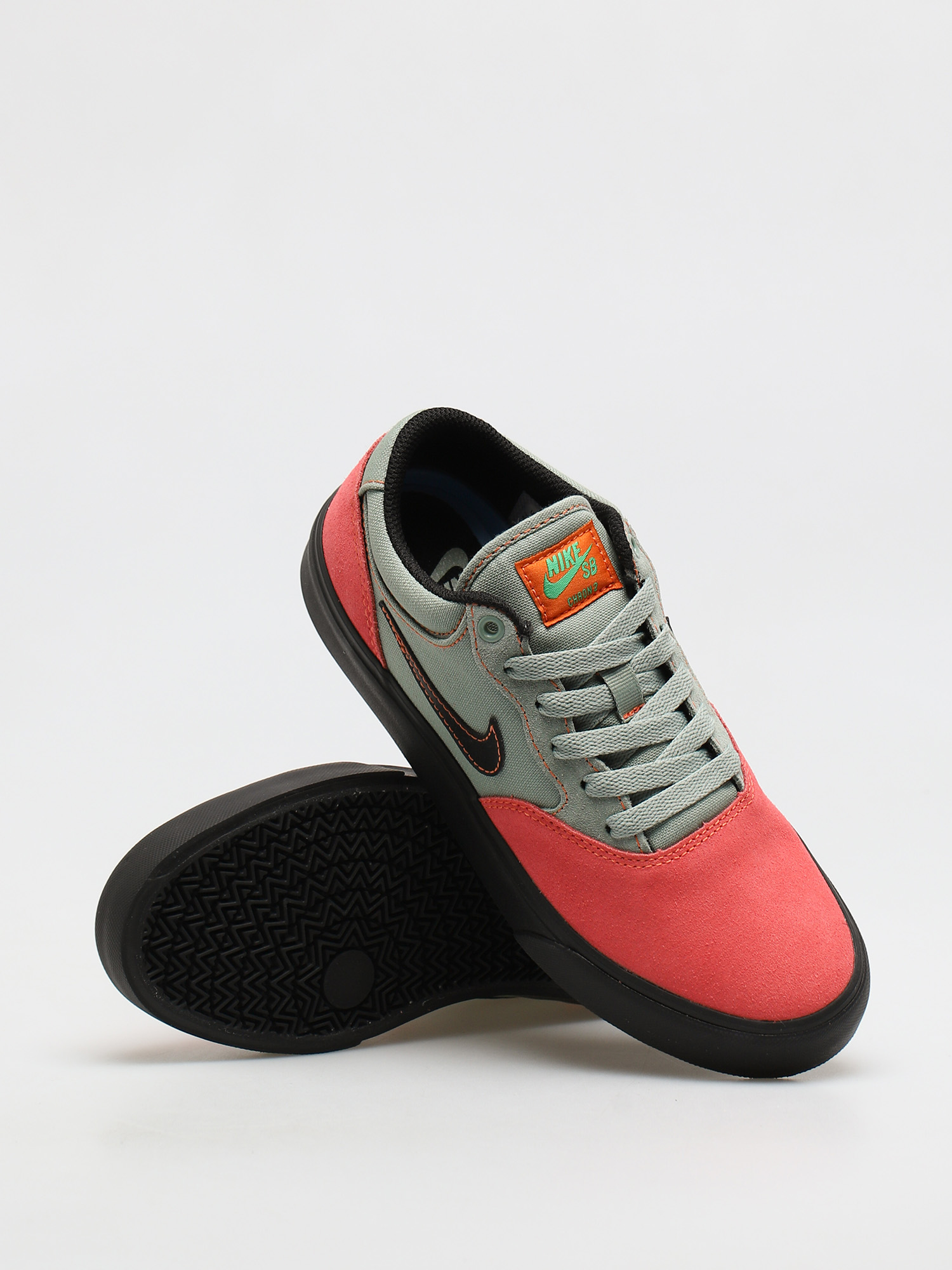 Nike SB Chron 2 Cipők (pink salt/black jade smoke sport spice)