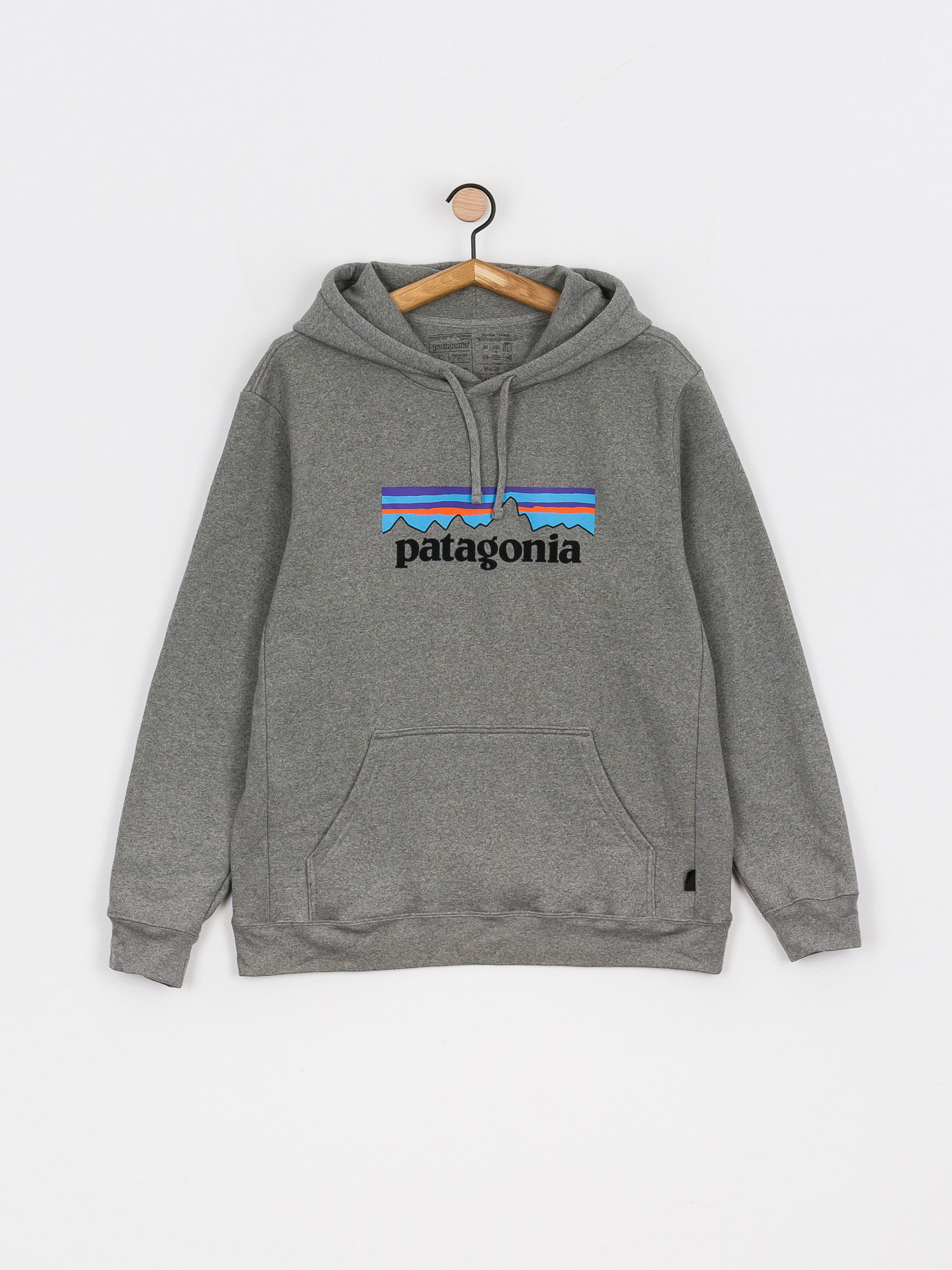 Patagonia Logo Uprisal HD Kapucnis pulóver (gravel heather)