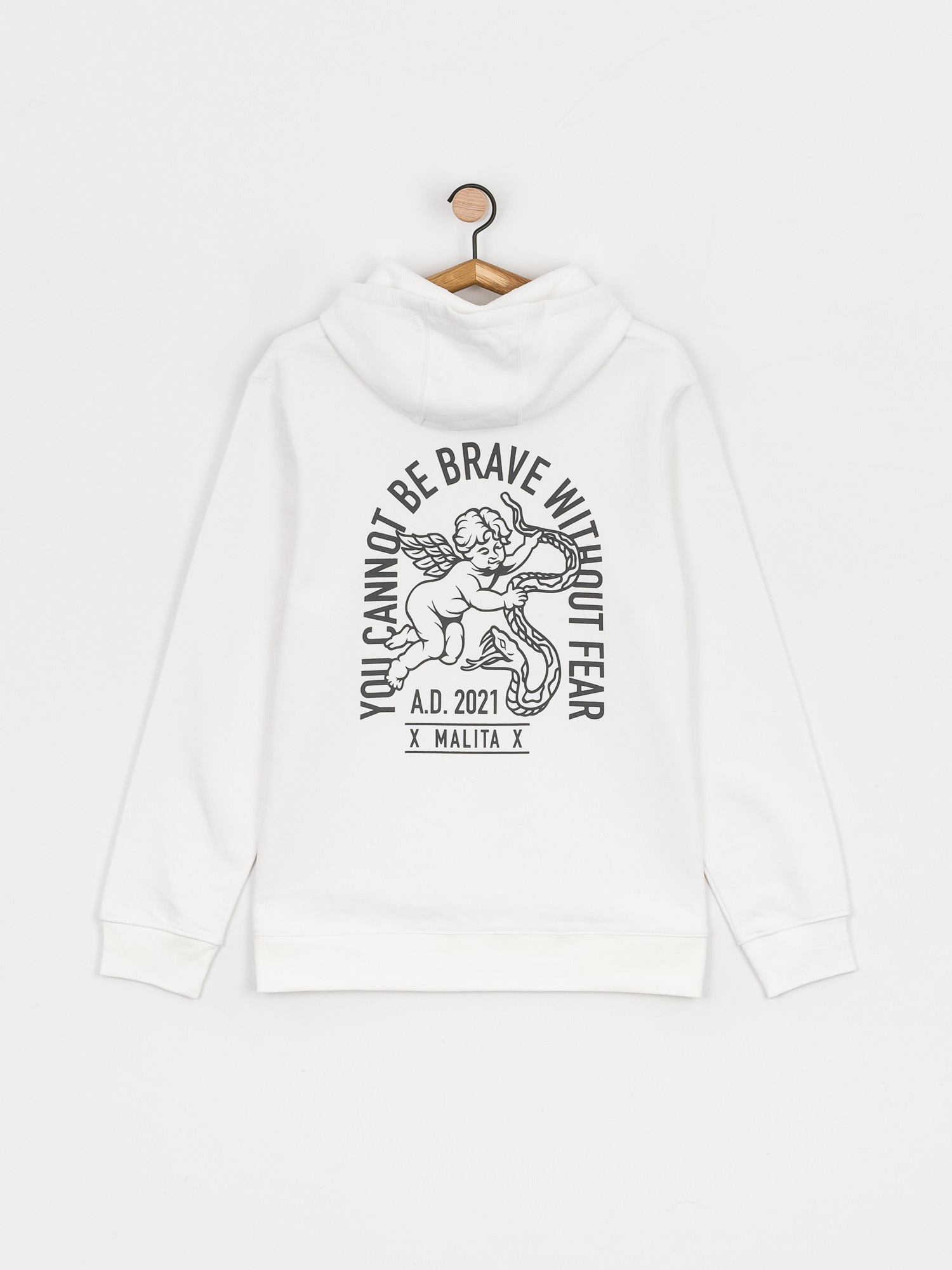 Malita Angel HD Kapucnis pulóver (white)