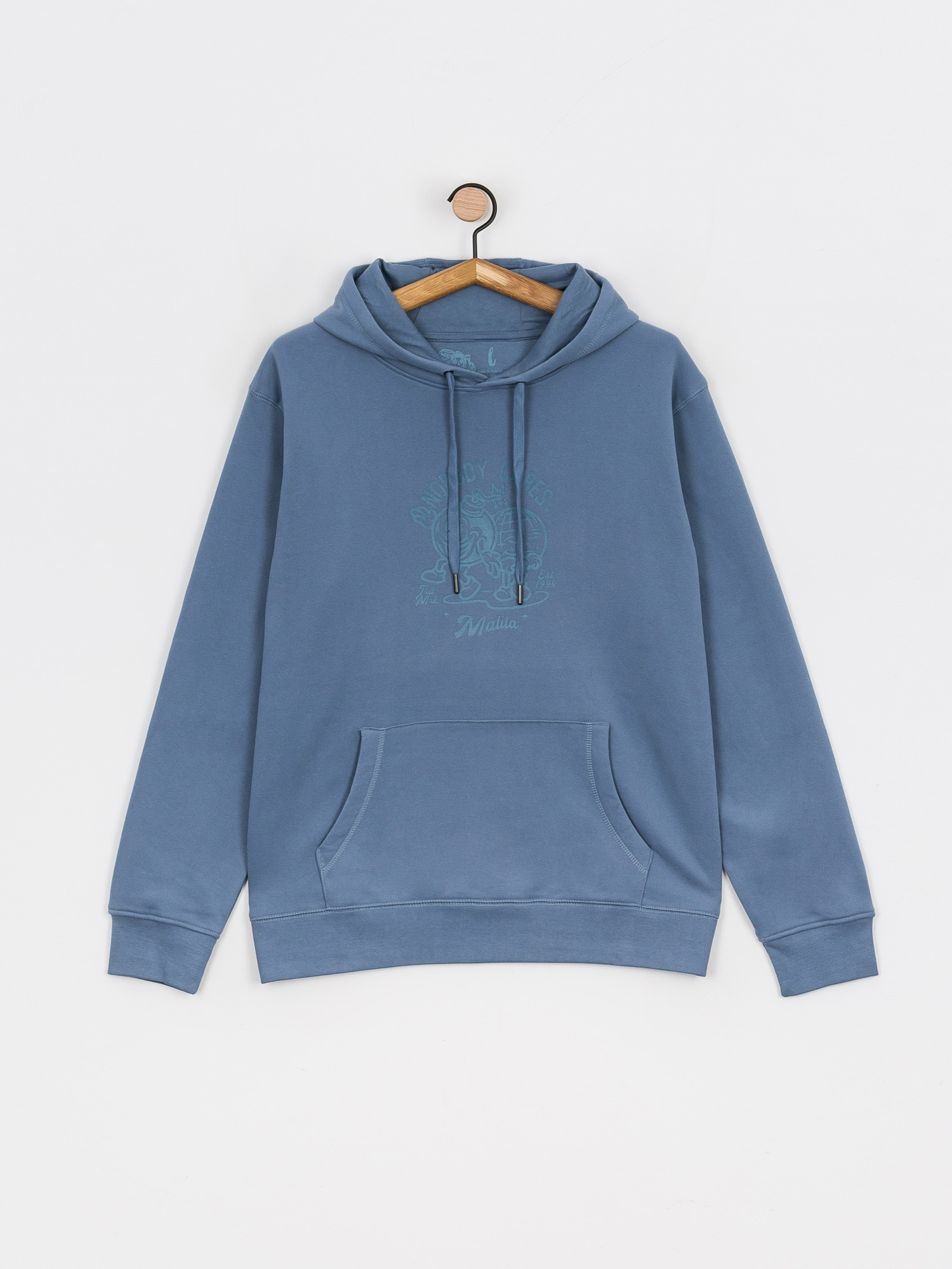 Malita Nobody Cares HD Kapucnis pulóver (blue)