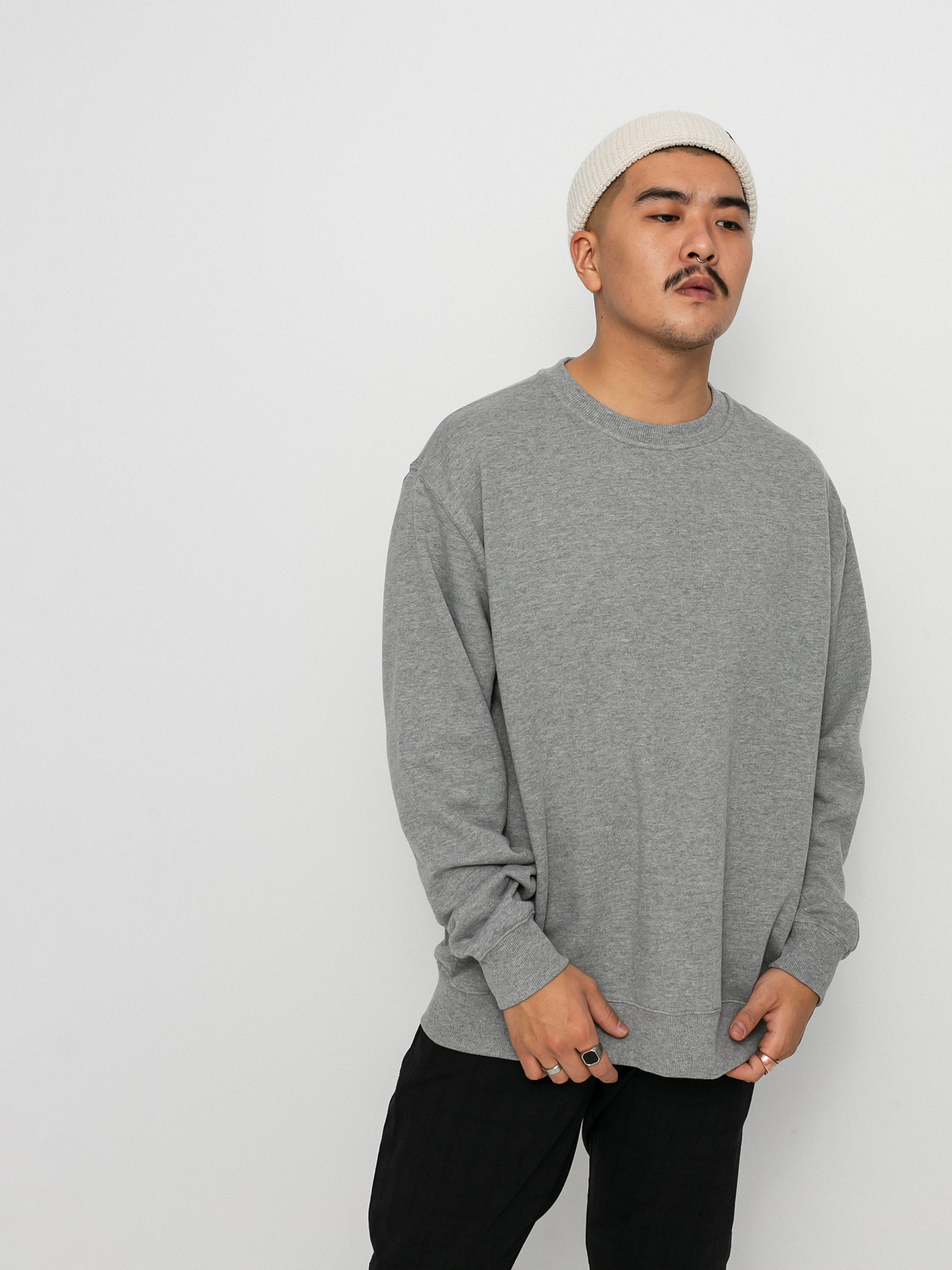 RVCA Day Shift Cre Pulóver (athletic heathe)