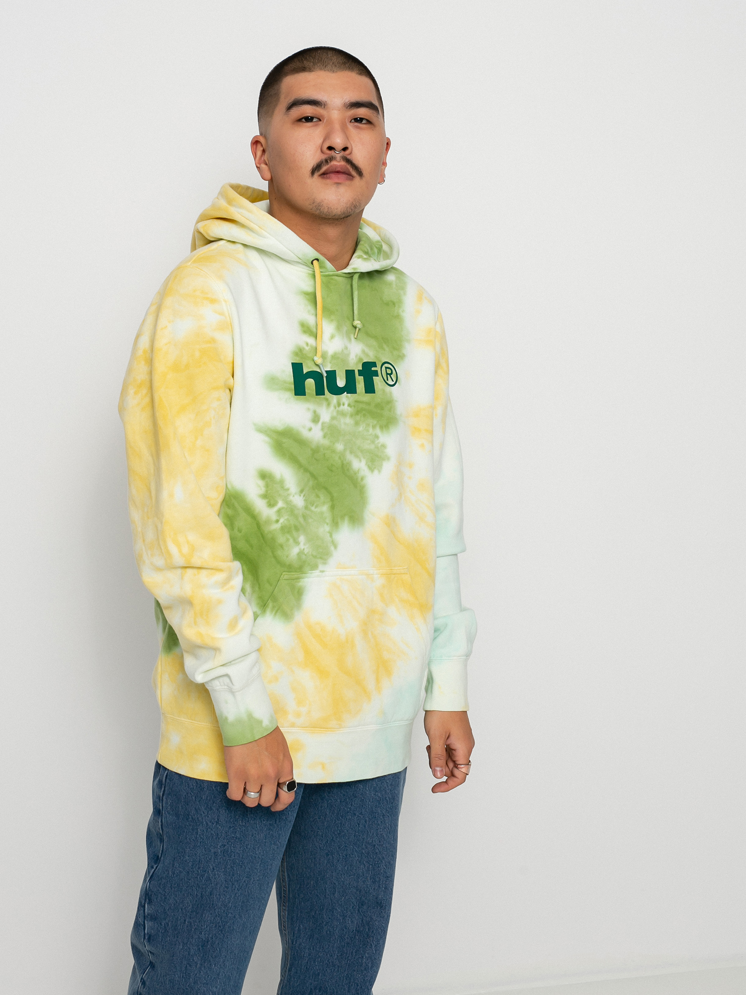 HUF Lo-Fi Tiedye HD Kapucnis pulóver (gold)