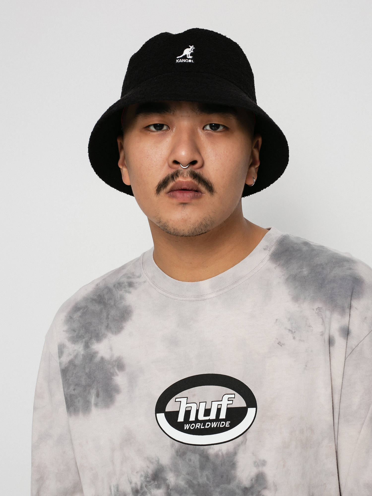 HUF Ellipse Logo Hosszú ujjú felső (frost gray)