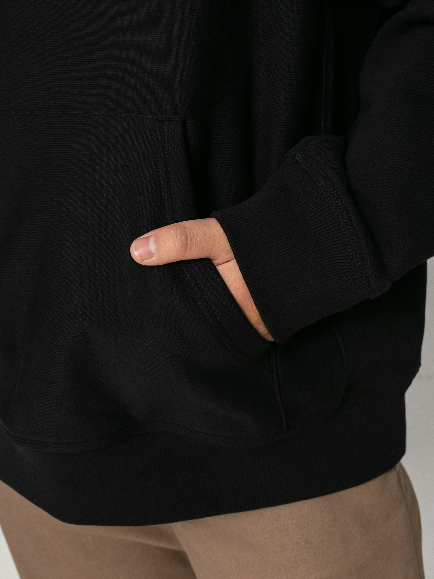 Carhartt WIP American Script HD Kapucnis pulóver (black)