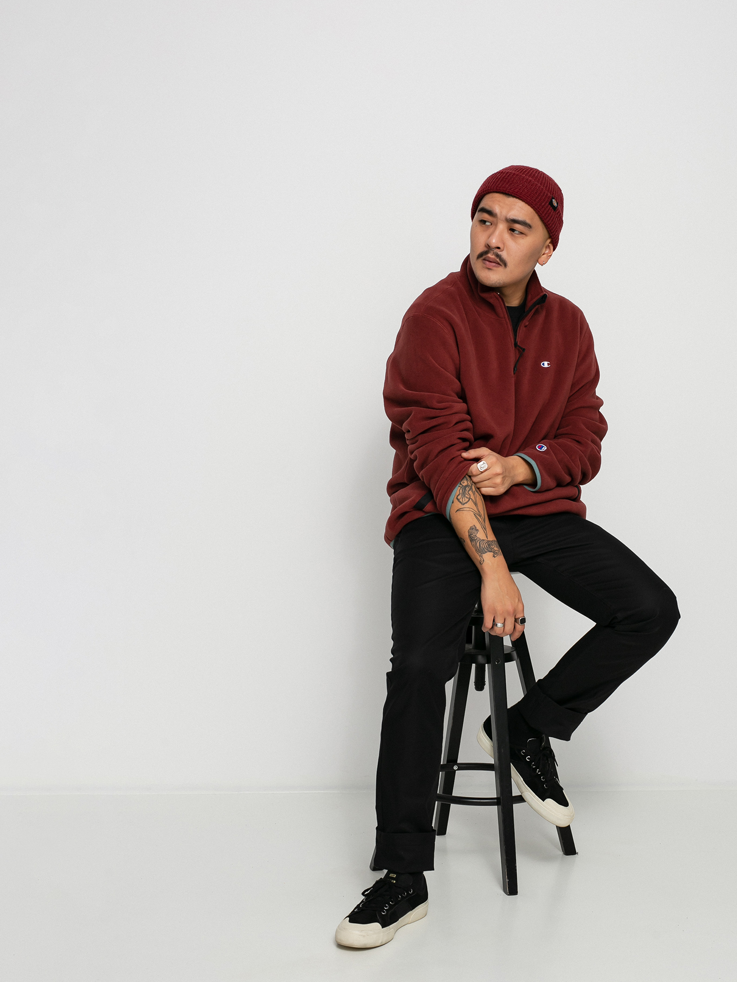 Champion Half Zip Top 215107 Pulóver (and/trp/nbk)