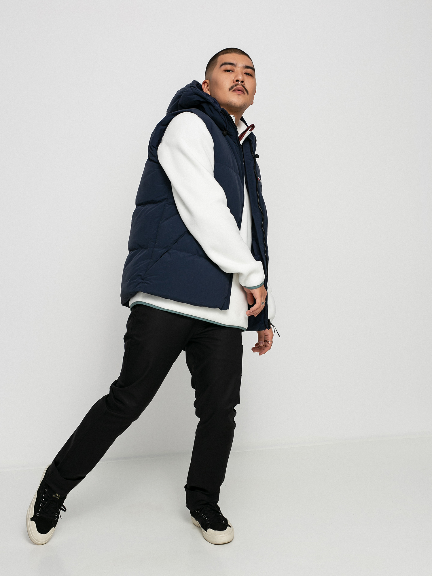 Champion Hooded Full Zip Vest 216732 Mellény (nvb)