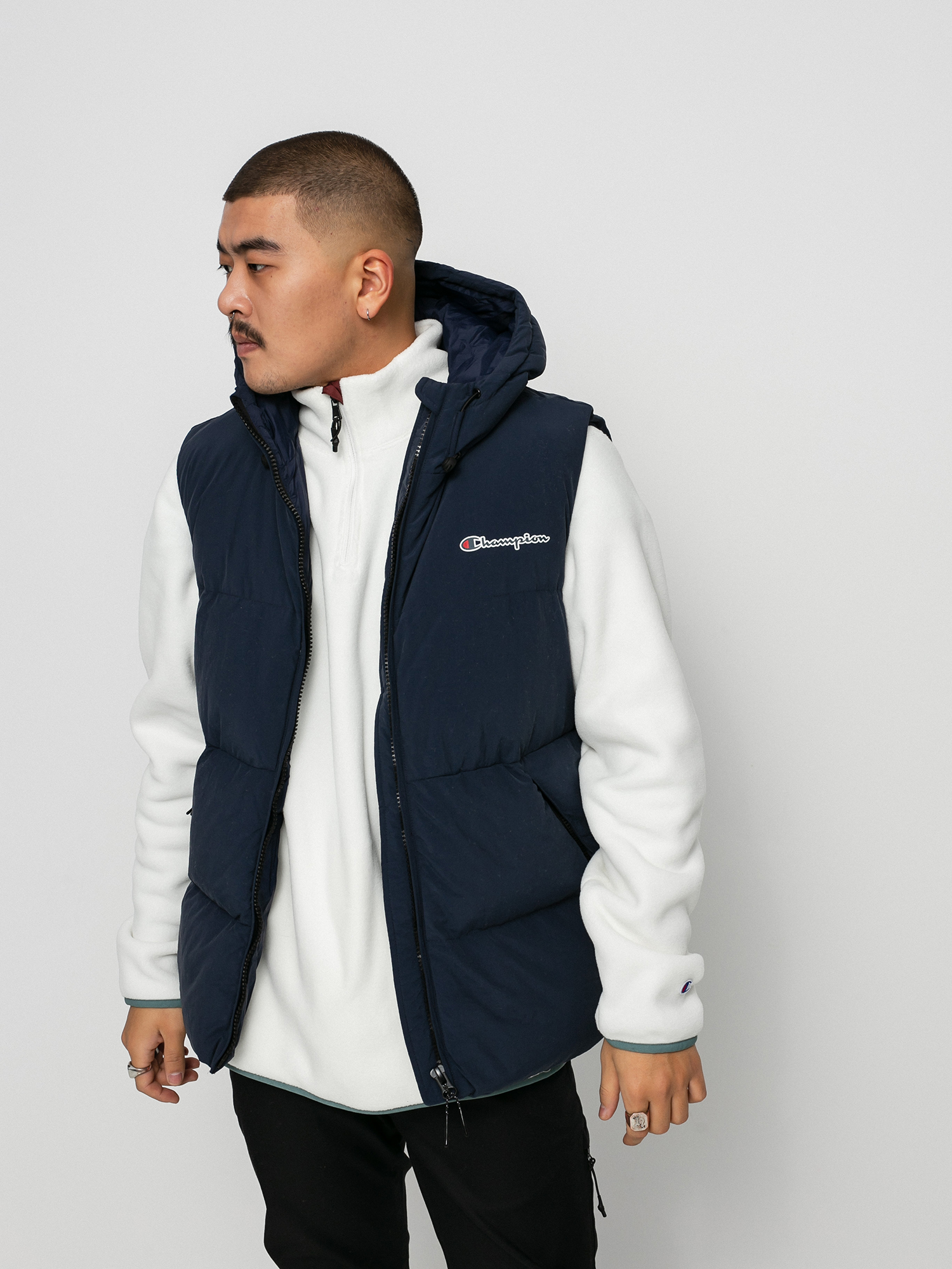 Champion Hooded Full Zip Vest 216732 Mellény (nvb)