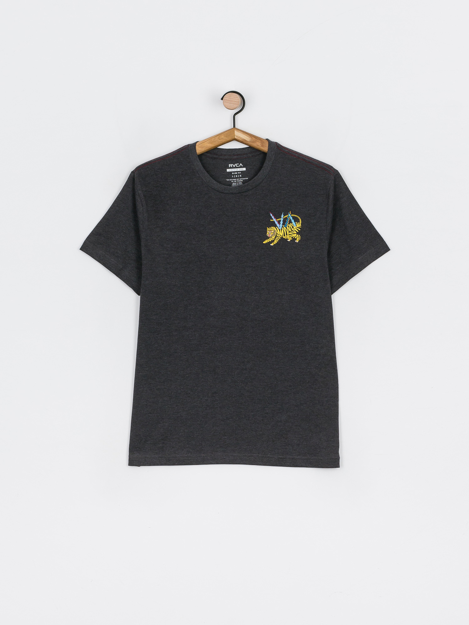 RVCA Ml Tiger póló (dark charcoal)