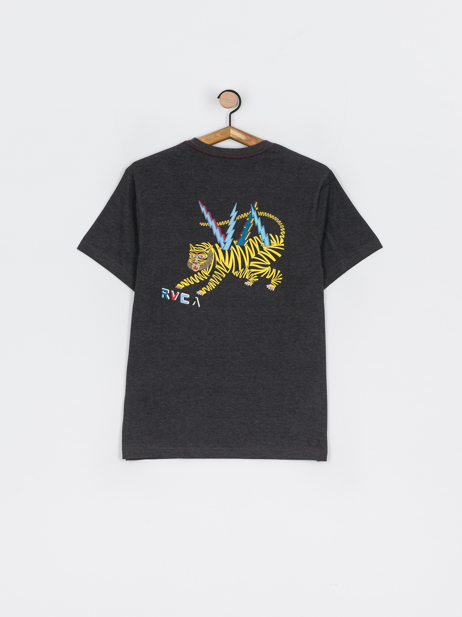 RVCA Ml Tiger póló (dark charcoal)