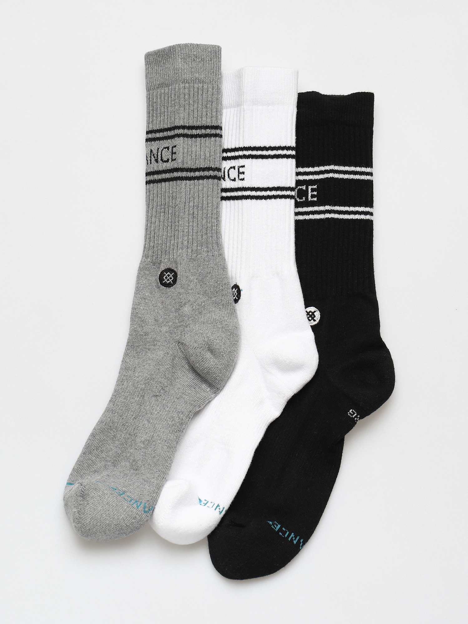 Stance Basic 3 Pack Crew Zokni (multi)