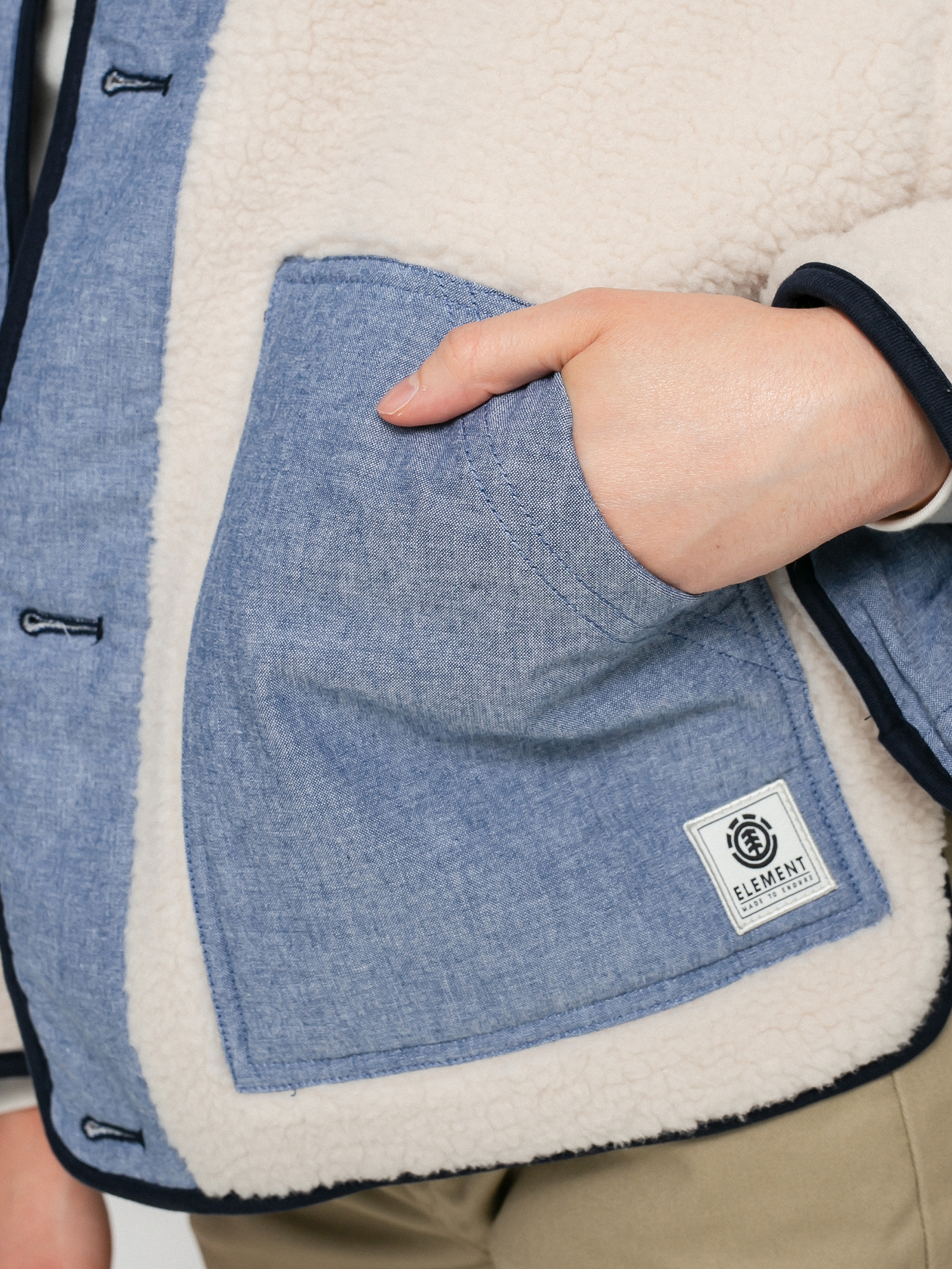 Element Augusta Pile Dzseki Wmn (natural)