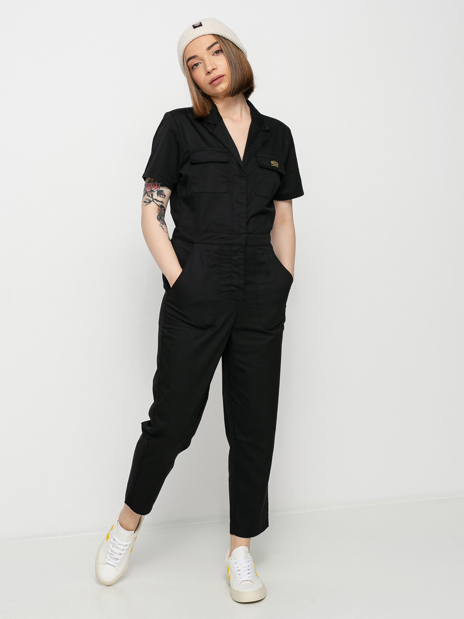 Női RVCA Recession Jumpsuit Teniszruha (rvca black)