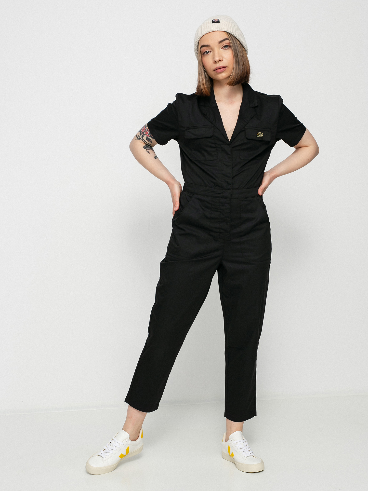 Női RVCA Recession Jumpsuit Teniszruha (rvca black)