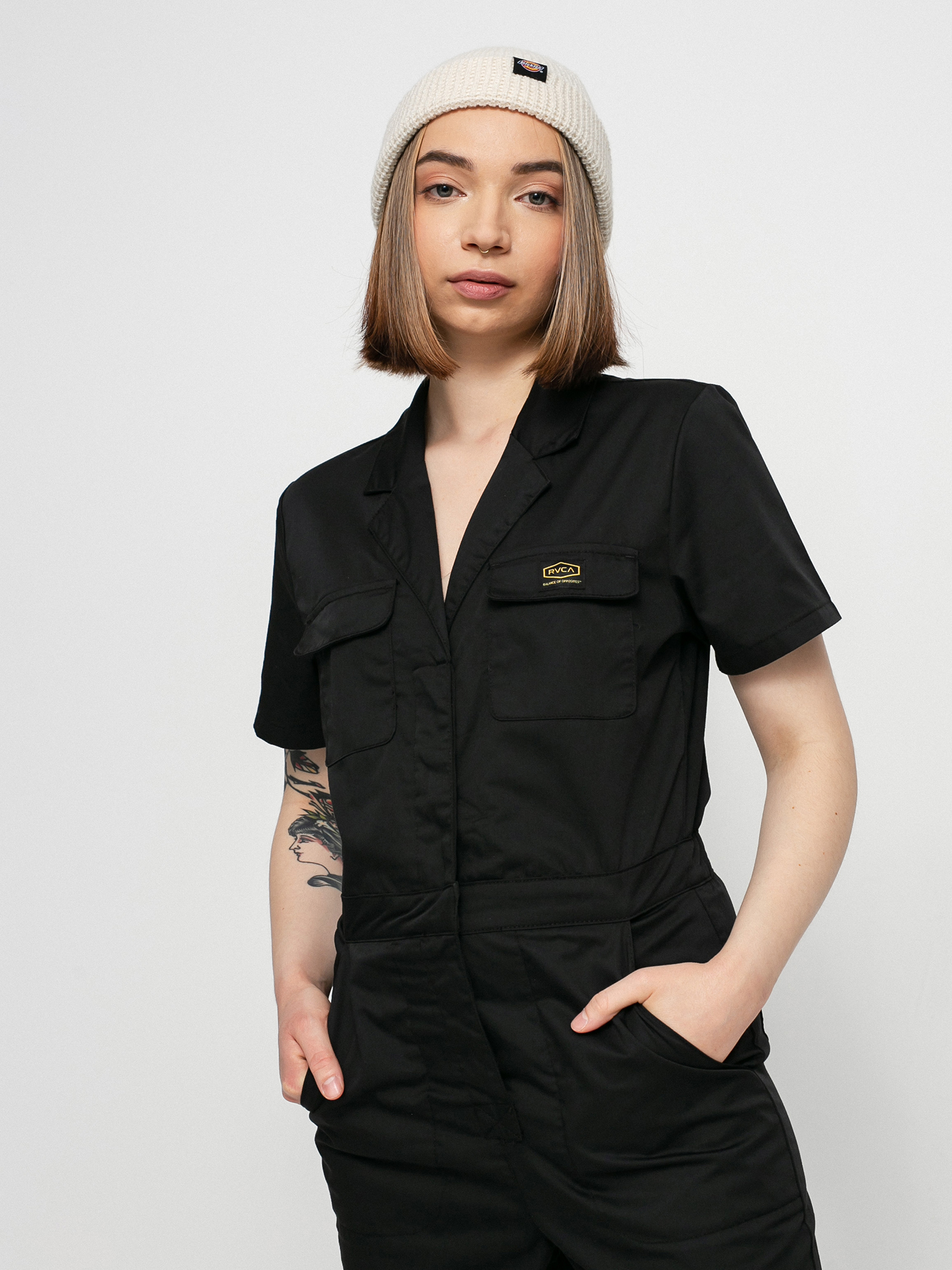 Női RVCA Recession Jumpsuit Teniszruha (rvca black)