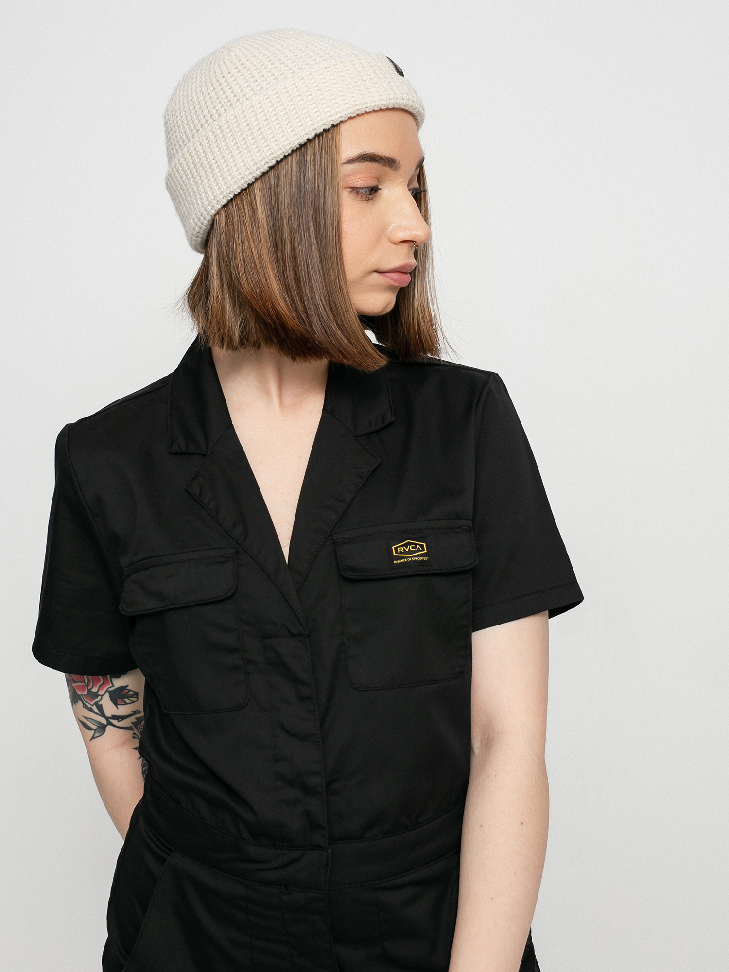 Női RVCA Recession Jumpsuit Teniszruha (rvca black)