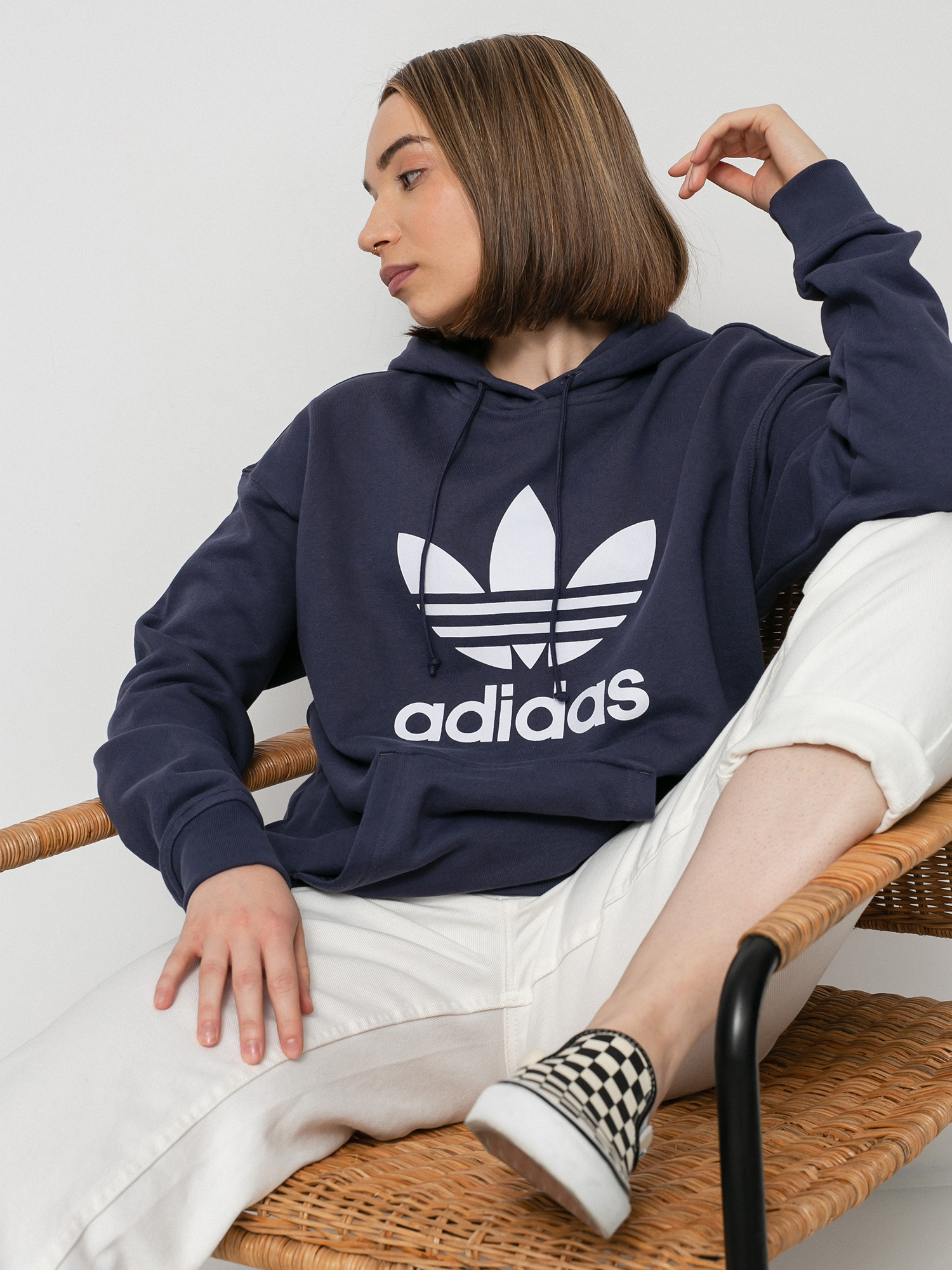 adidas Originals Trf HD Kapucnis pulóver Wmn (shadow navy)
