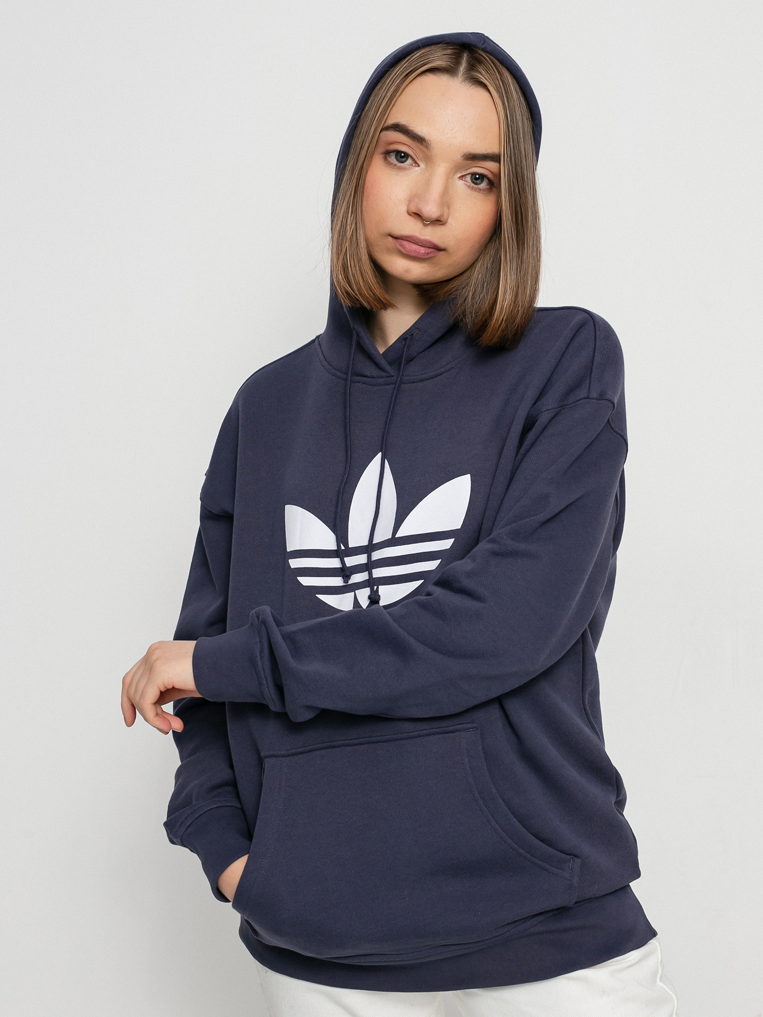 adidas Originals Trf HD Kapucnis pulóver Wmn (shadow navy)
