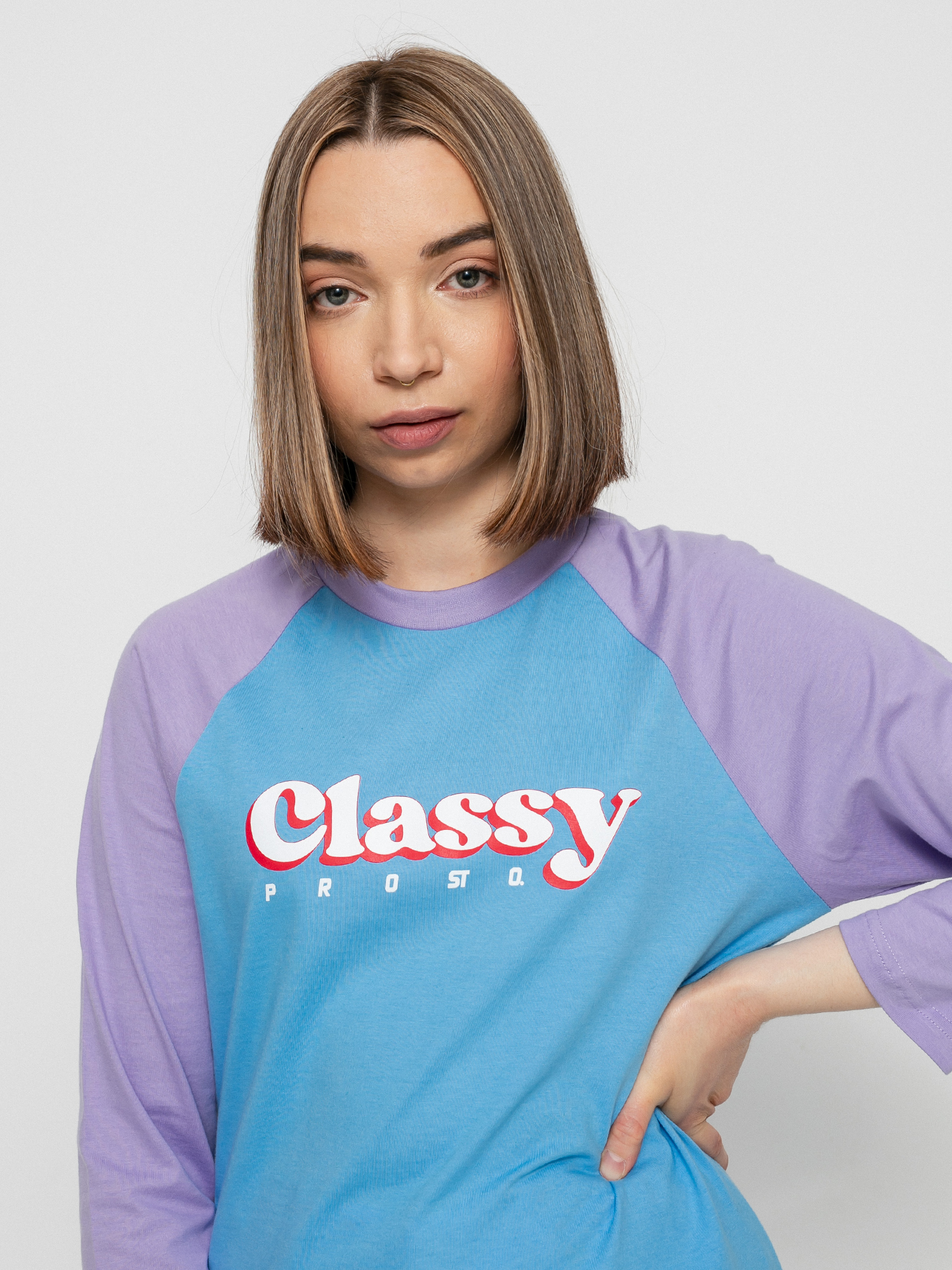 Prosto Messie Hosszú ujjú felső Wmn (soft blue)