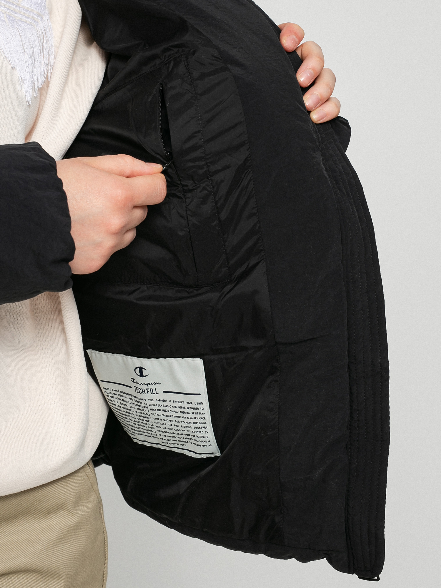 Champion Jacket 114578 Dzseki Wmn (nbk)